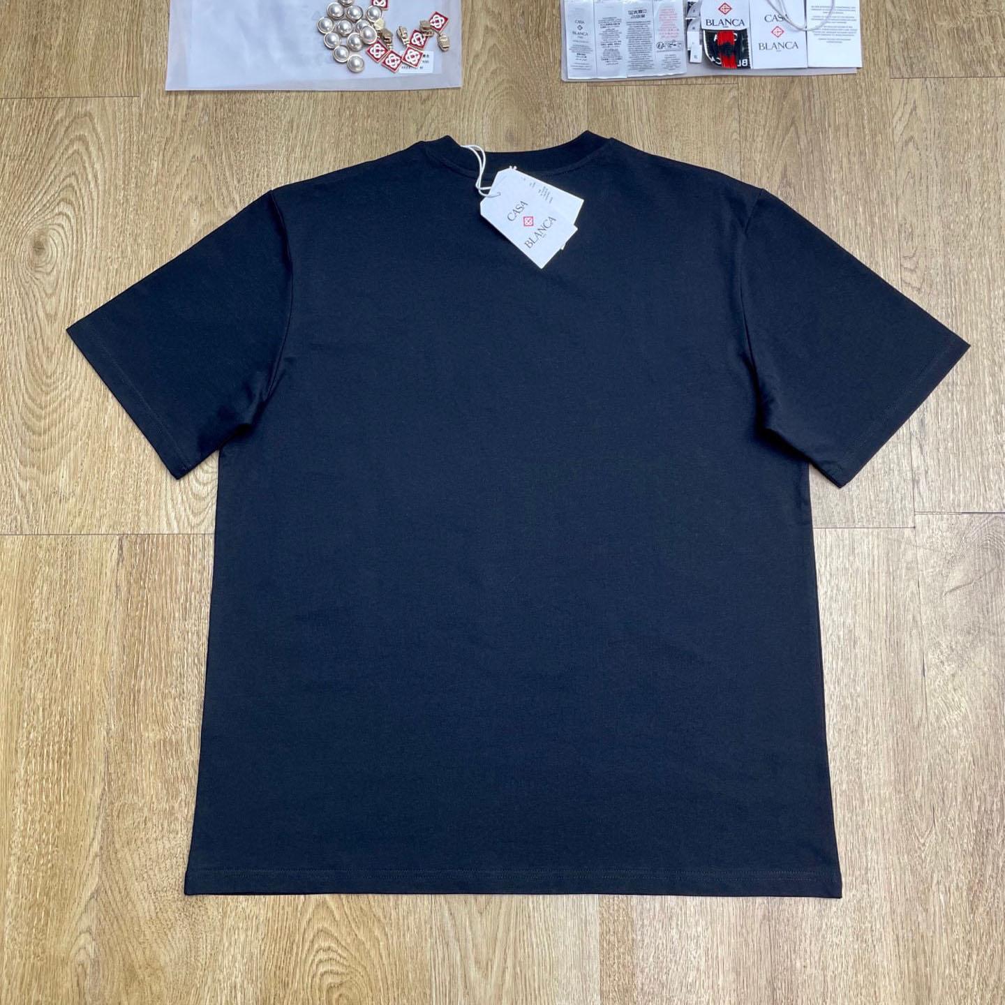 Casablanca Tennis Club Beyond Destiny Short Sleeve T‑Shirt C1133 - FashionPlug