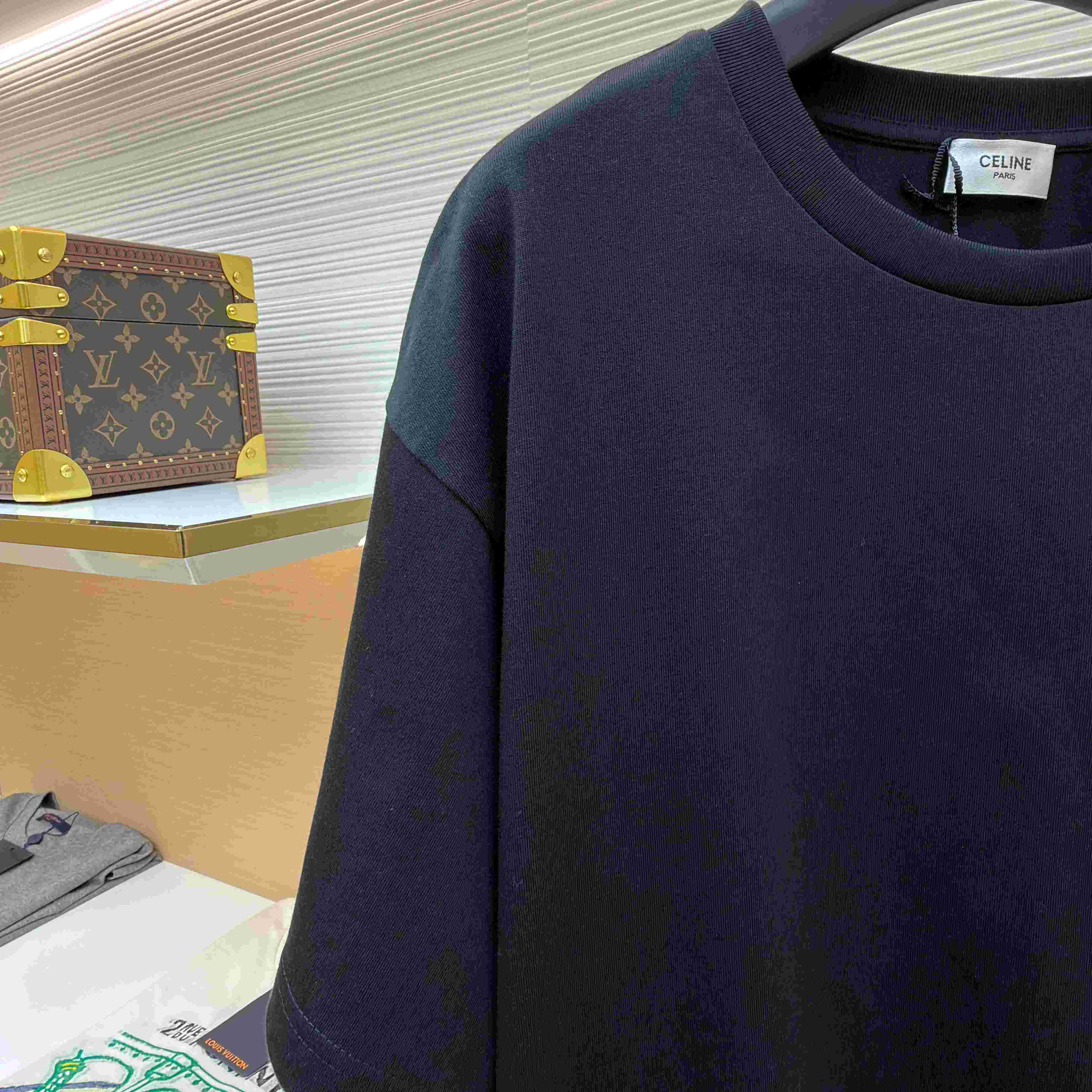 Celine T-SHIRT IN Cotton Jersey - FashionPlug