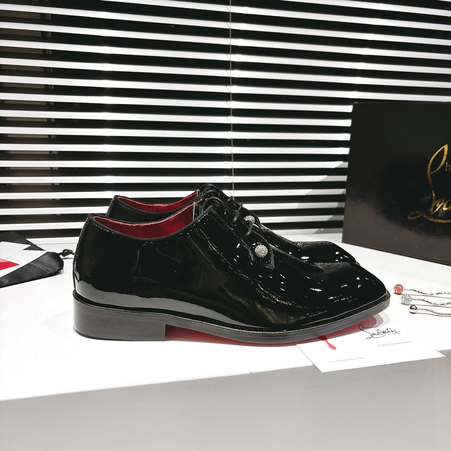 Christian Louboutin Chambeliss Night Strass - FashionPlug