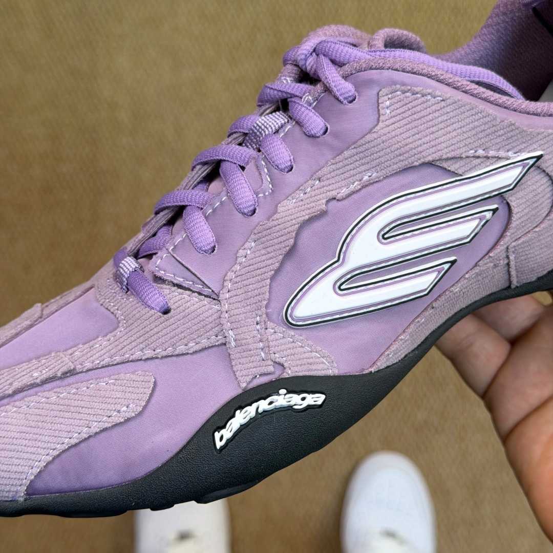 Balenciaga MONDAY ULTRA SNEAKER IN LILAC/WHITE/BLACK - FashionPlug