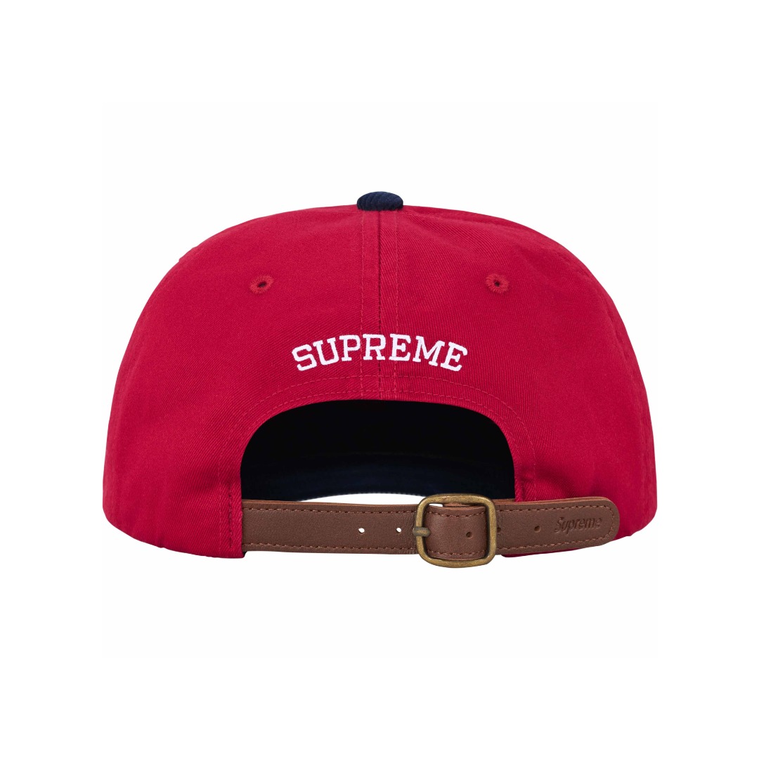 Supreme 2-Tone S Logo 6-Panel 'Red' - FashionPlug