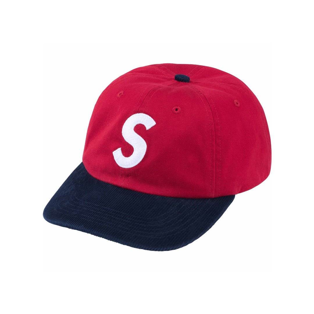 Supreme 2-Tone S Logo 6-Panel 'Red' - FashionPlug