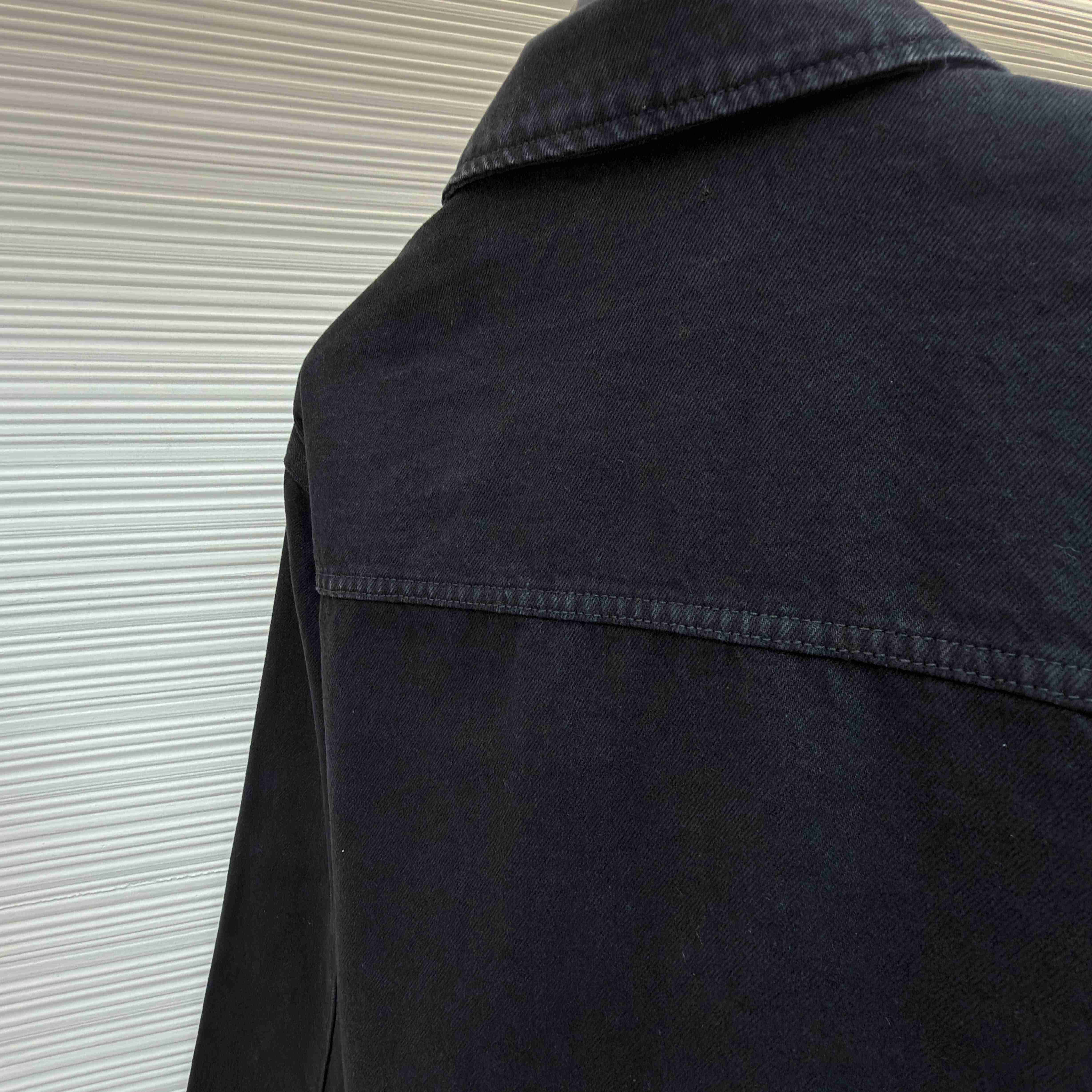 Gucci Cotton Denim Jacket With Horsebit - FashionPlug