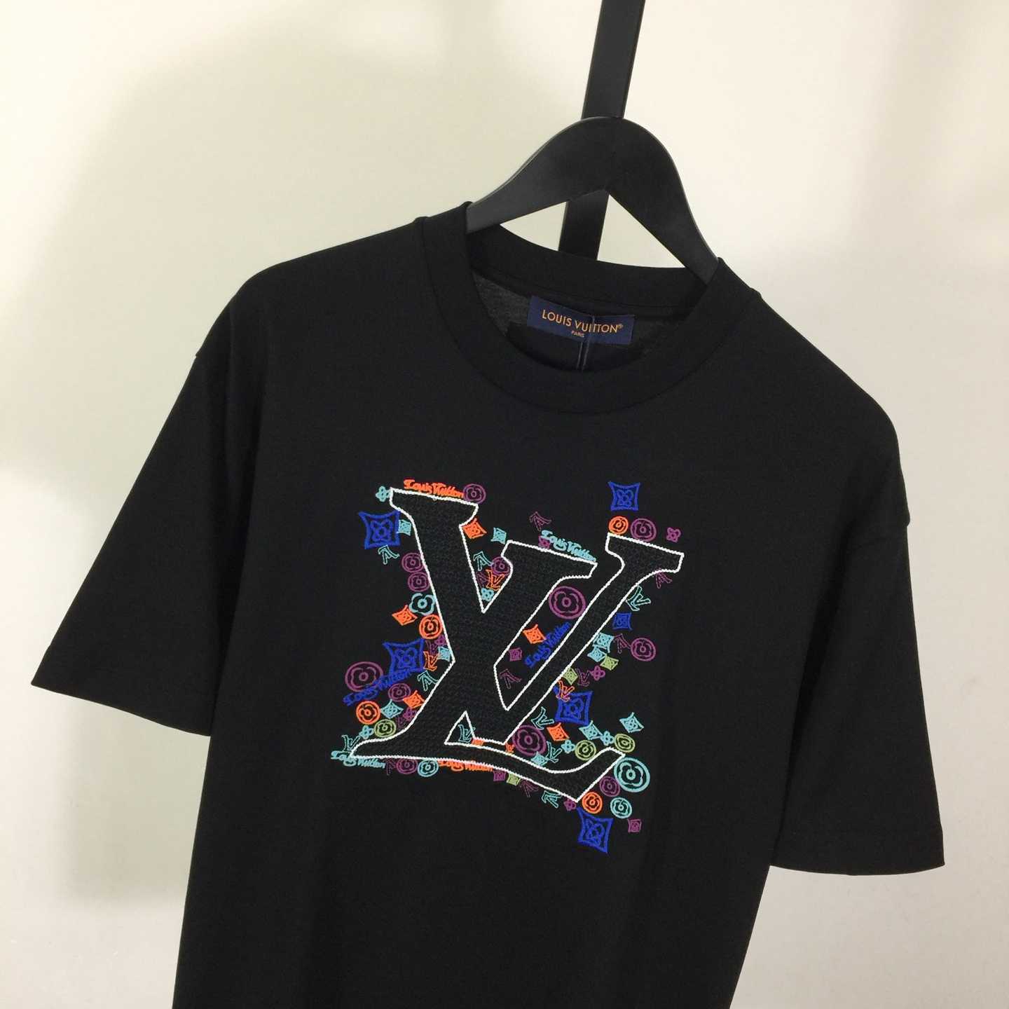 Louis Vuitton Embroidered T-Shirt - FashionPlug