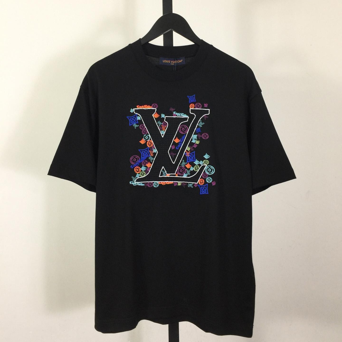 Louis Vuitton Embroidered T-Shirt - FashionPlug