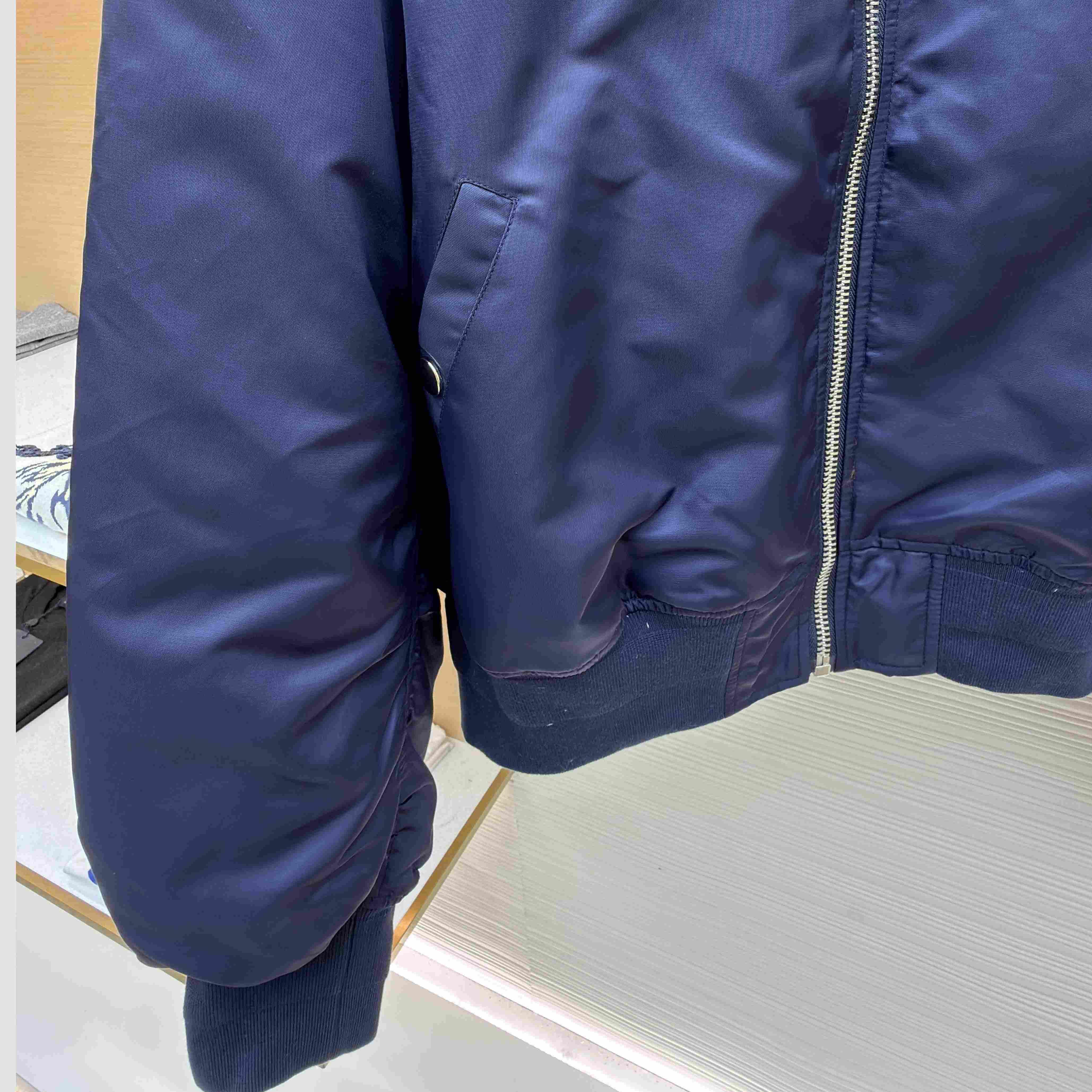 Prada Nylon Twill Bomber Jacket - FashionPlug