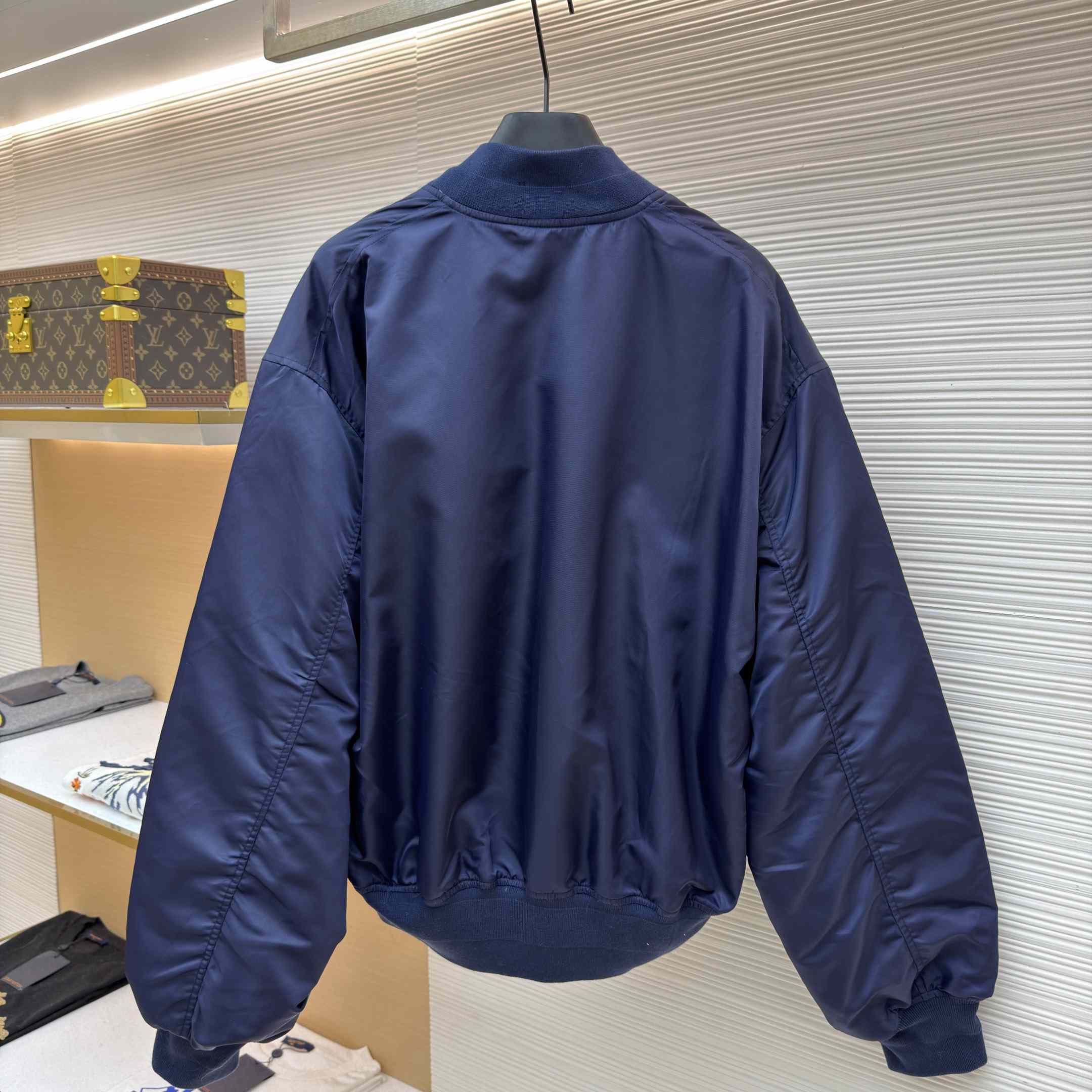 Prada Nylon Twill Bomber Jacket - FashionPlug