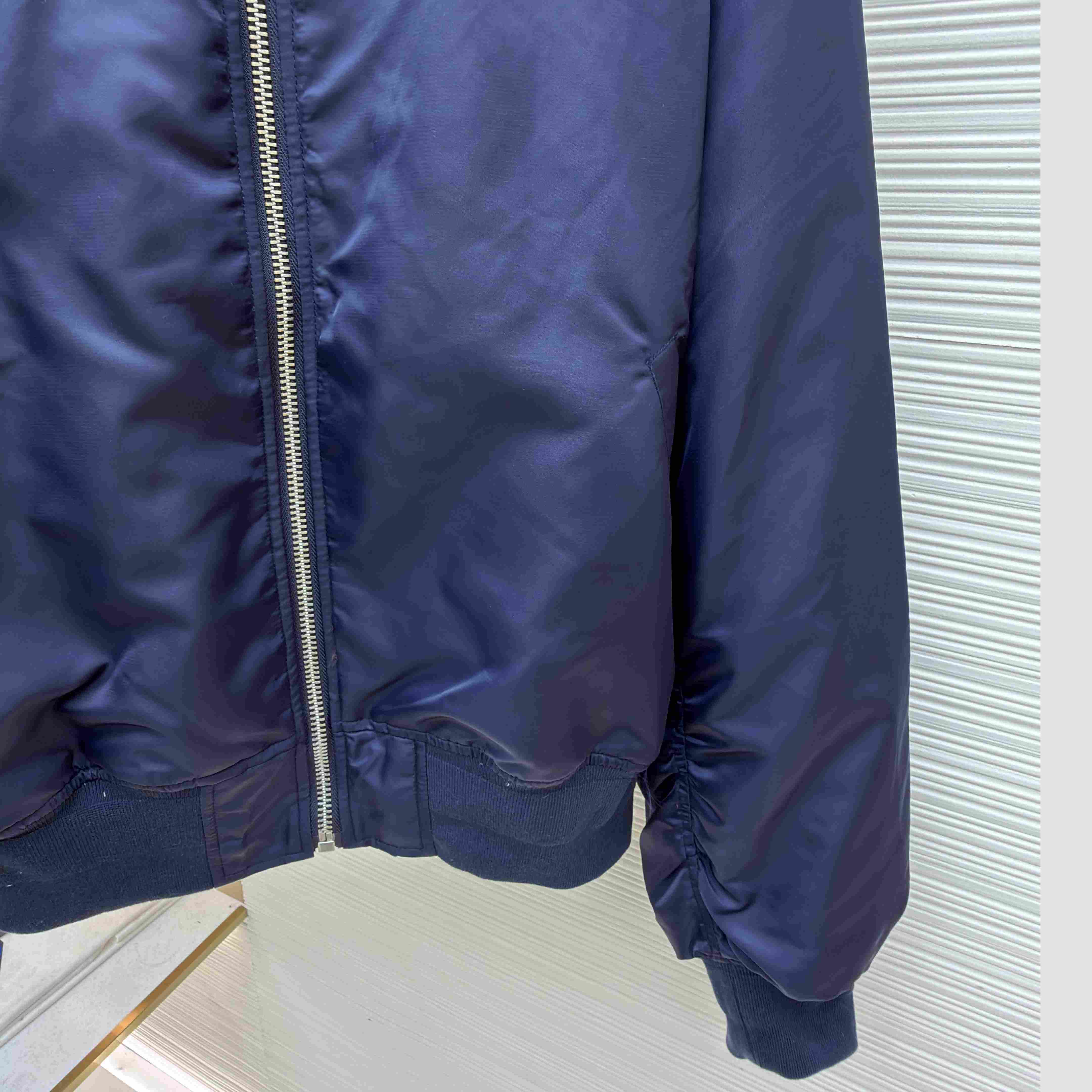 Prada Nylon Twill Bomber Jacket - FashionPlug
