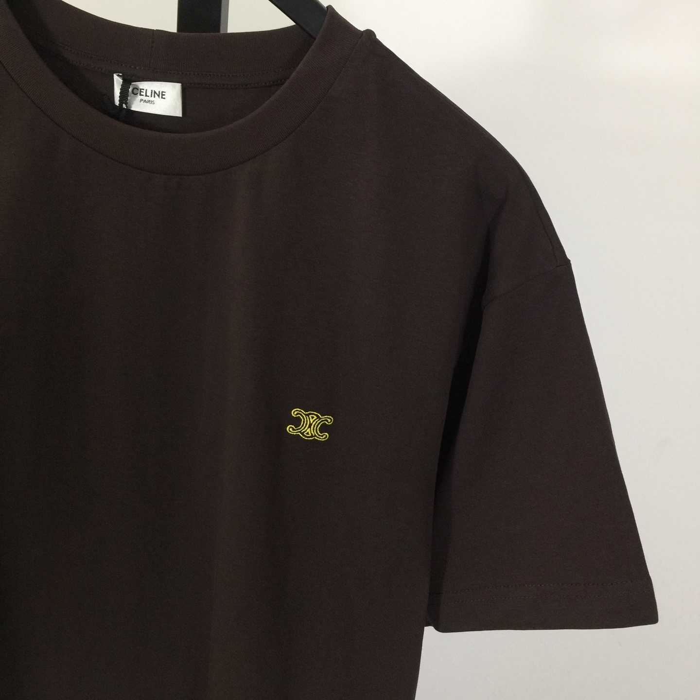 Celine Loose T-shirt In Cotton Jersey - FashionPlug