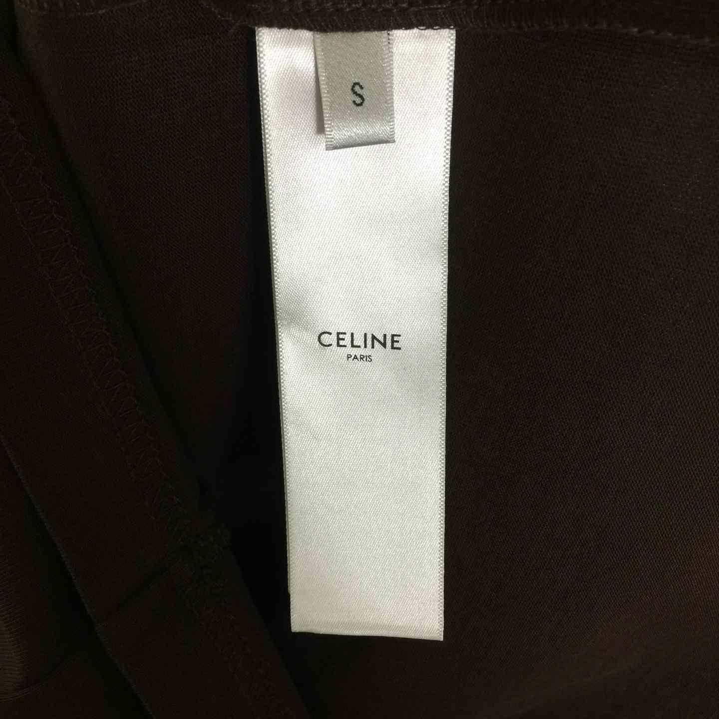 Celine Loose T-shirt In Cotton Jersey - FashionPlug