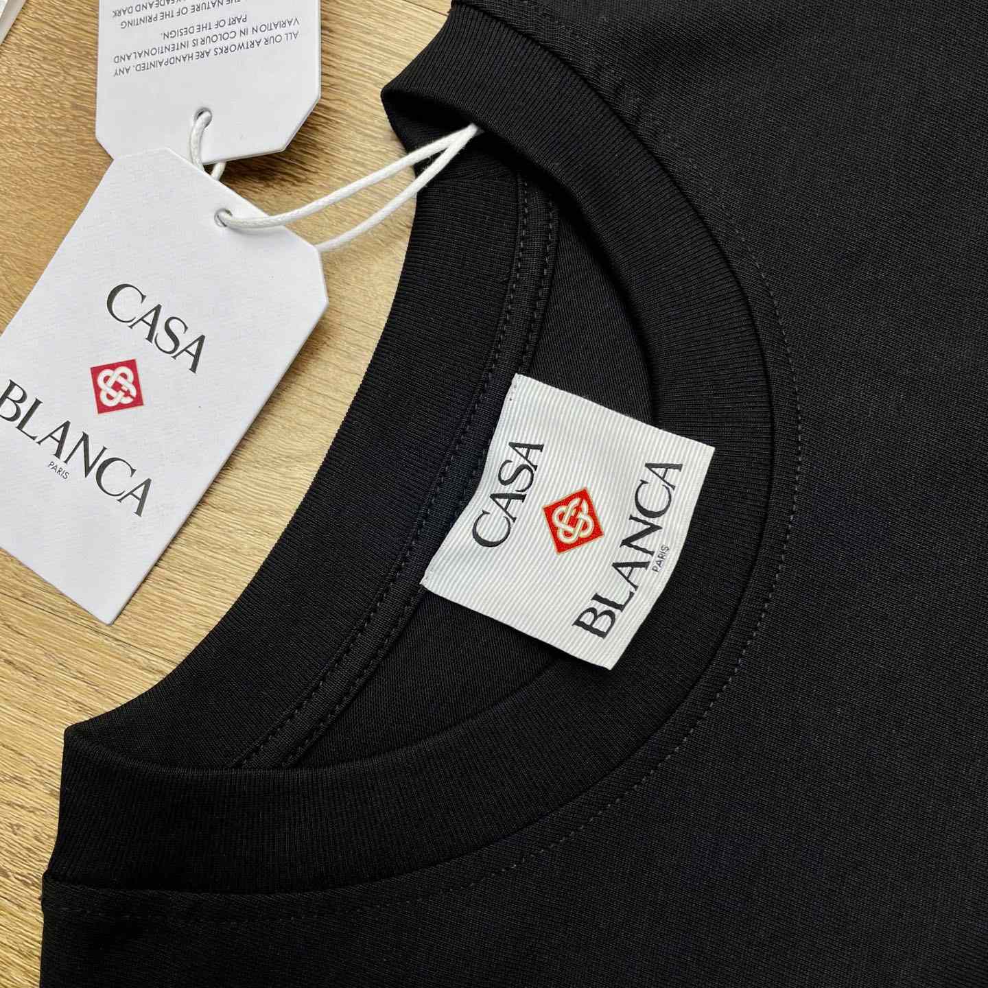 Casablanca GLITCH ORCHID OVERSIZED SHORT SLEEVE T‑SHIRT C1109 - FashionPlug