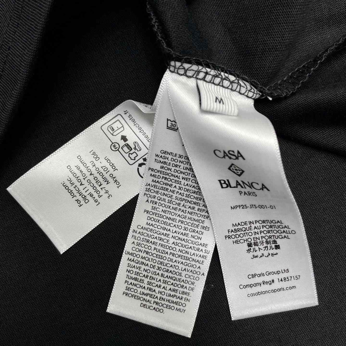 Casablanca GLITCH ORCHID OVERSIZED SHORT SLEEVE T‑SHIRT C1109 - FashionPlug