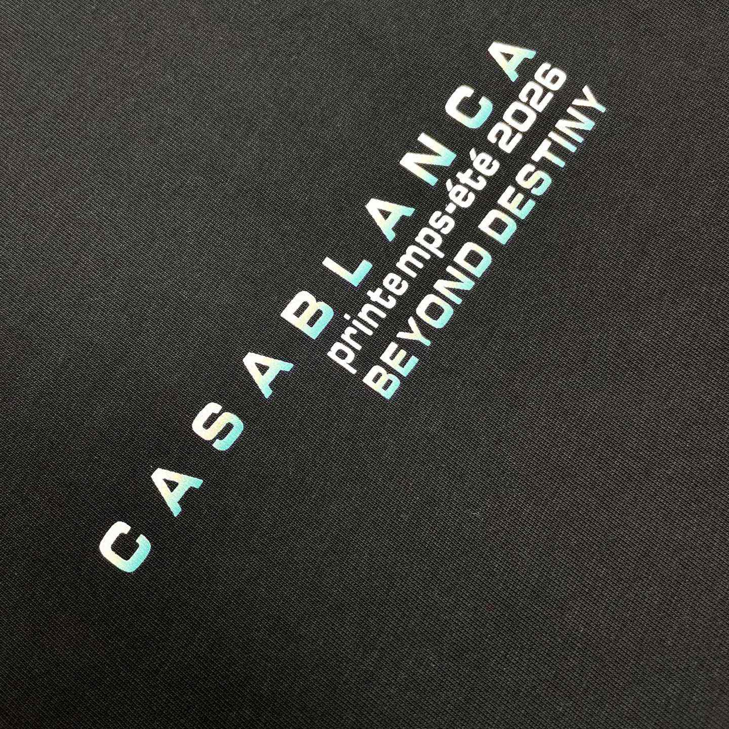 Casablanca GLITCH ORCHID OVERSIZED SHORT SLEEVE T‑SHIRT C1109 - FashionPlug