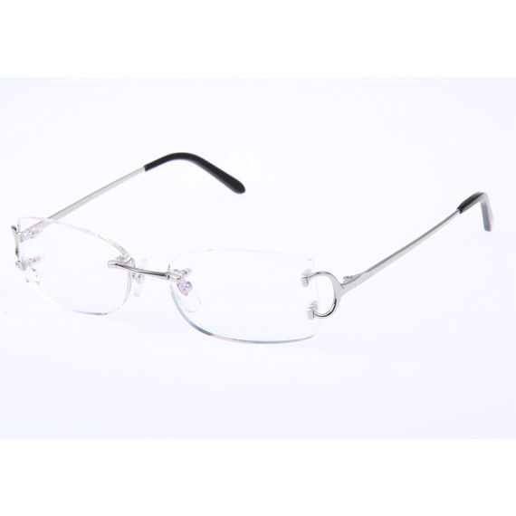 Cartier CT 4193826 Eyeglasses In Silver - FashionPlug