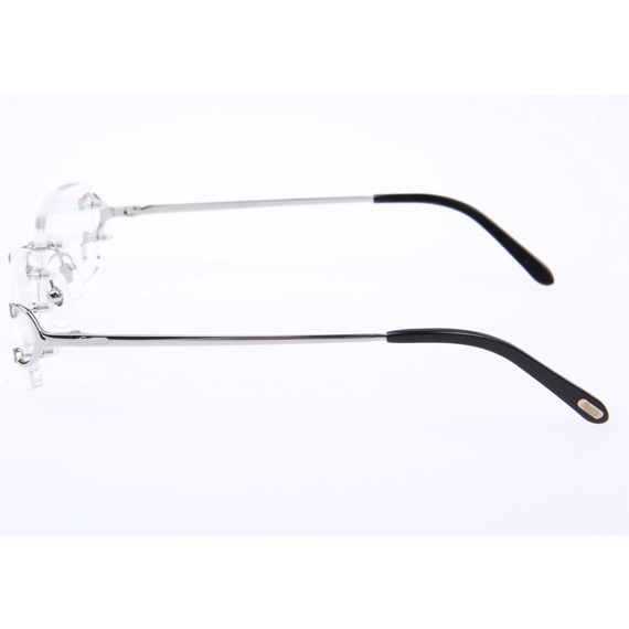 Cartier CT 4193826 Eyeglasses In Silver - FashionPlug