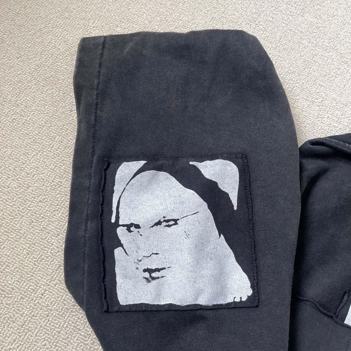 Enfants Riches Déprimés  Artist Defends Baggy Assemblage Zip Hoodie 'Faded Black' - FashionPlug