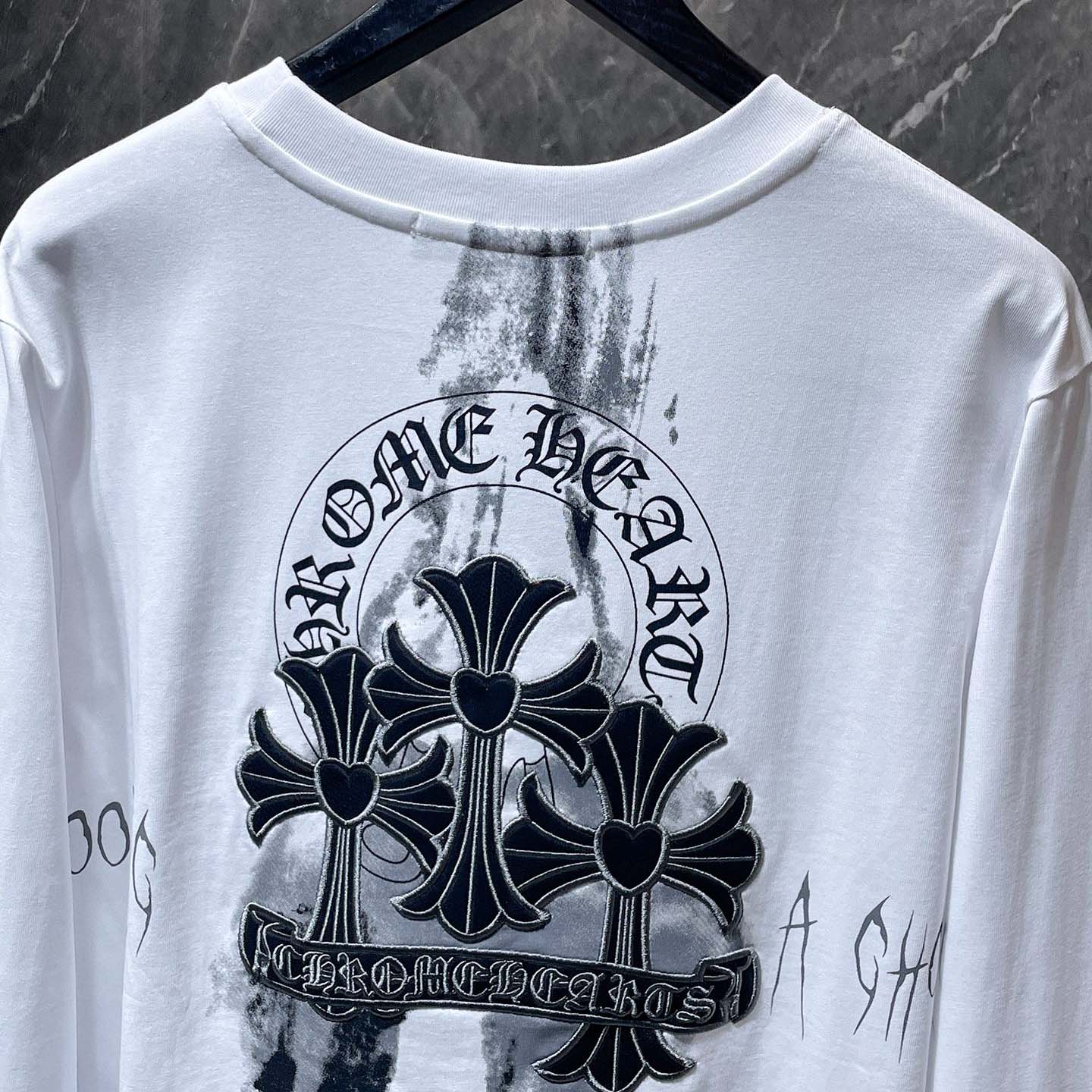Chrome Hearts Long-sleeve T-shirt  - FashionPlug