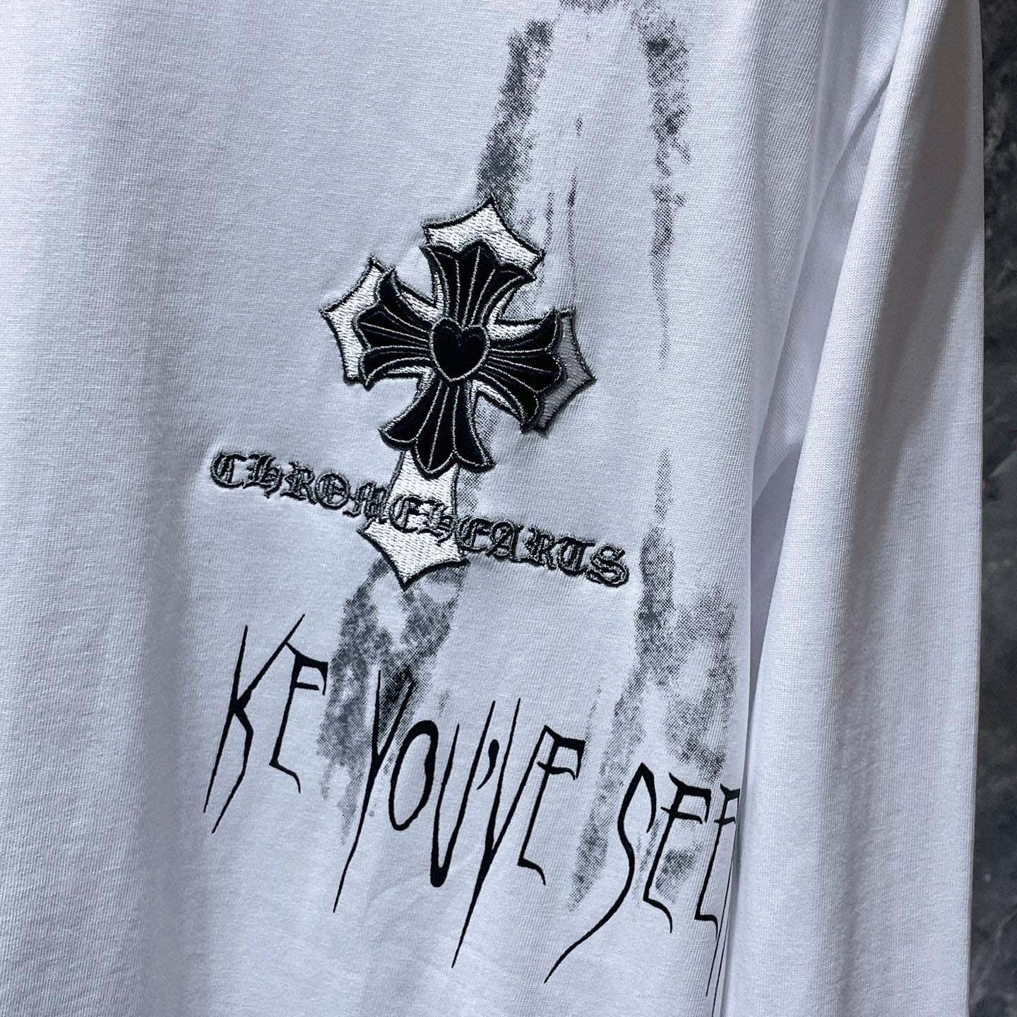 Chrome Hearts Long-sleeve T-shirt  - FashionPlug
