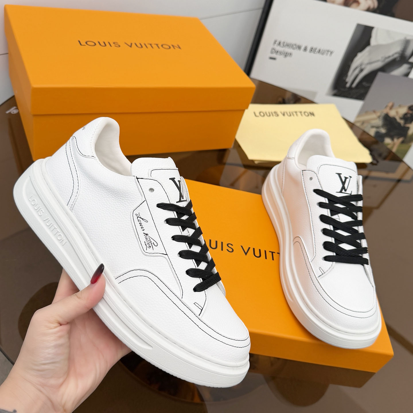 Louis Vuitton Beverly Hills Sneaker 1AJ815 - FashionPlug