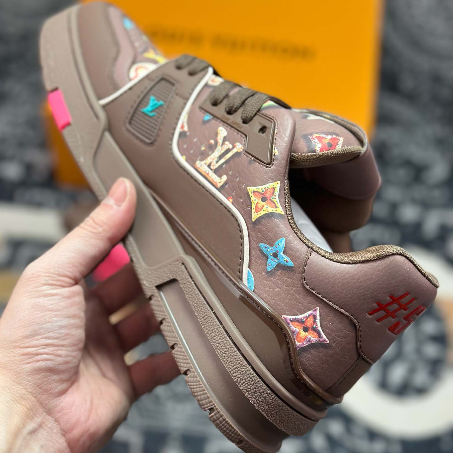 Louis Vuitton LV Trainer Sneaker - FashionPlug