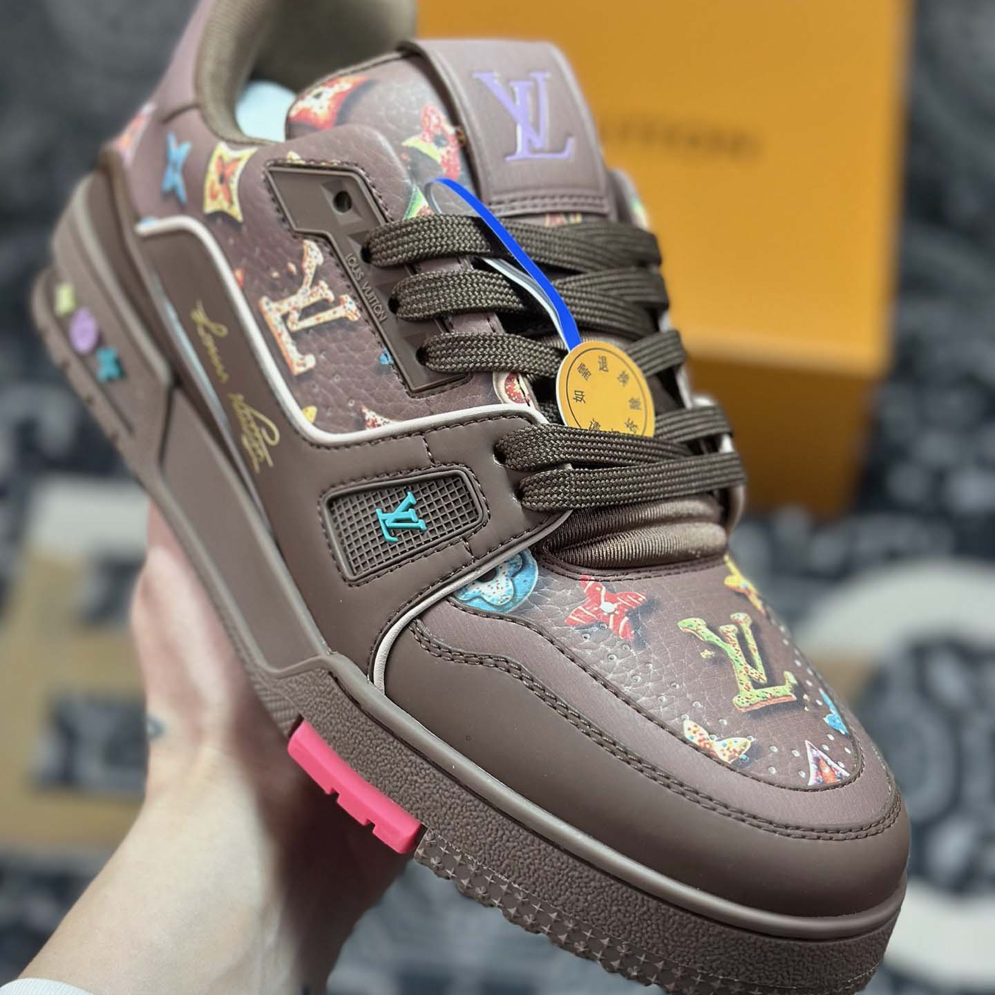 Louis Vuitton LV Trainer Sneaker - FashionPlug