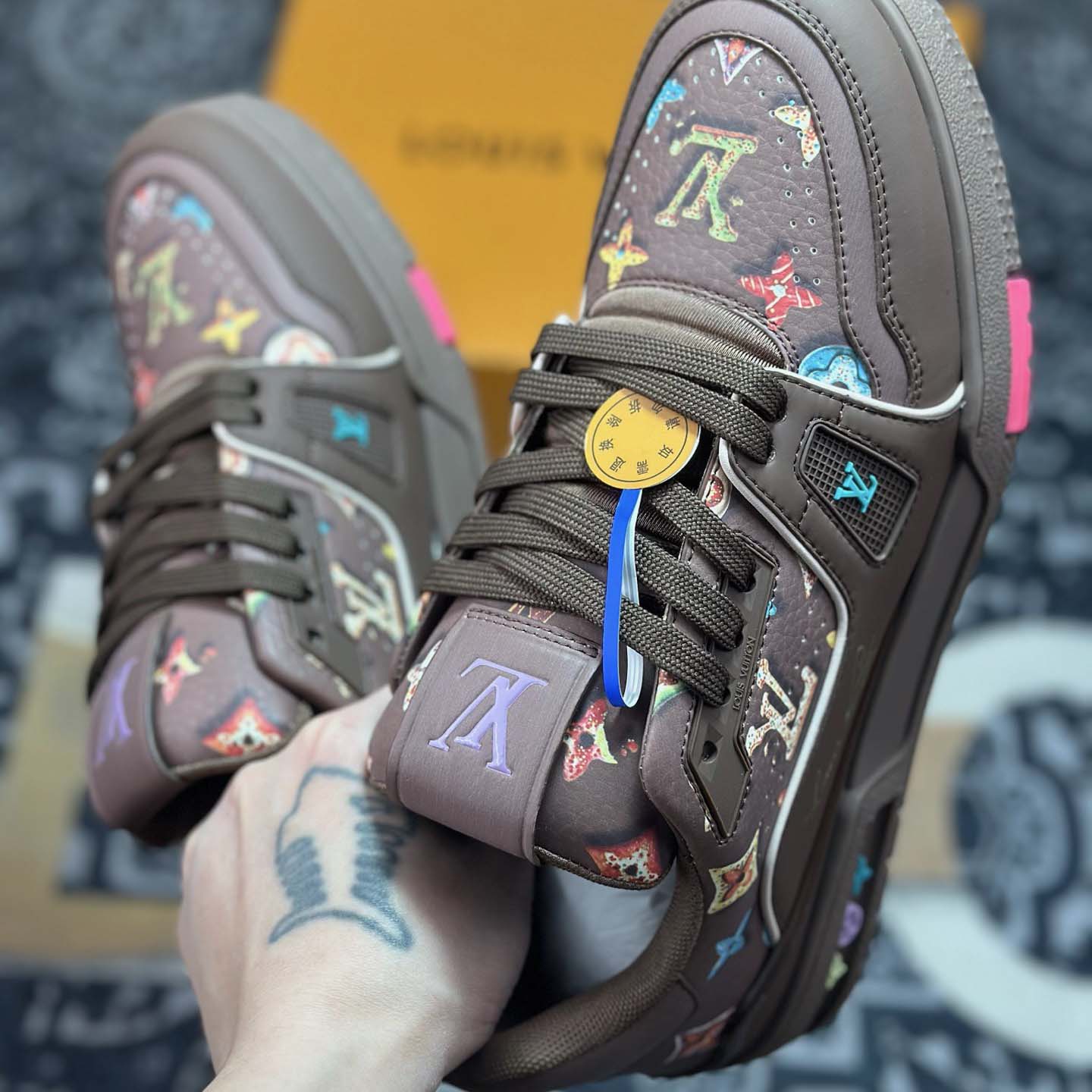 Louis Vuitton LV Trainer Sneaker - FashionPlug