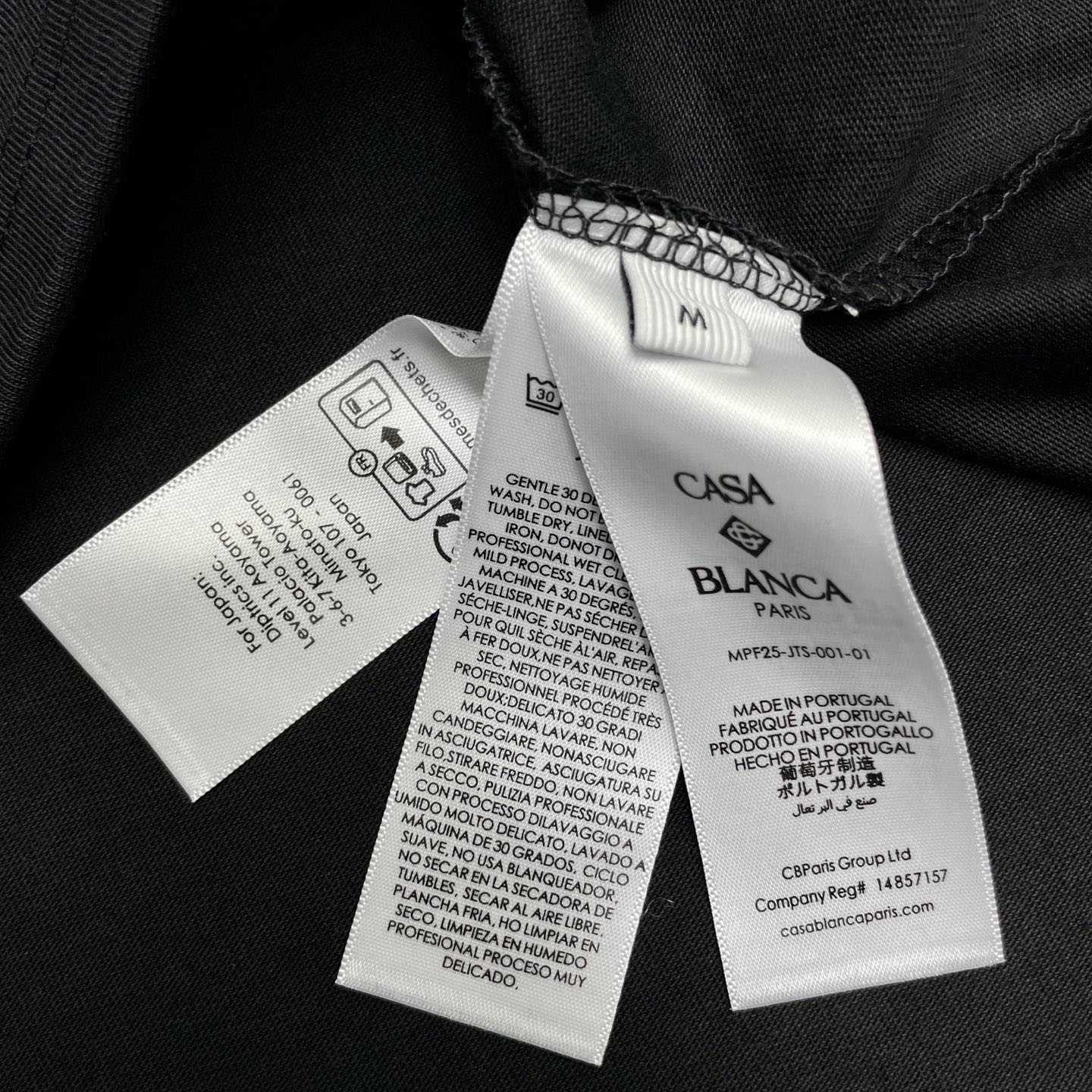 Casablanca Black Tennis Club Icon Short Sleeve T‑shirt C1123 - FashionPlug