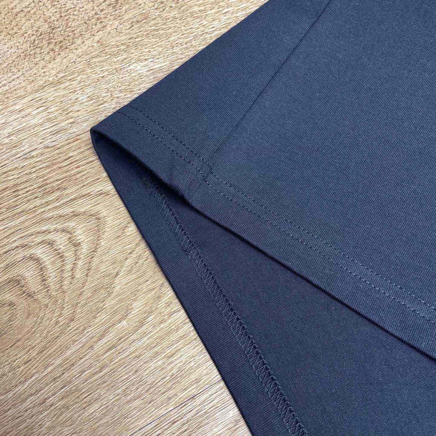 Casablanca Black Tennis Club Icon Short Sleeve T‑shirt C1123 - FashionPlug