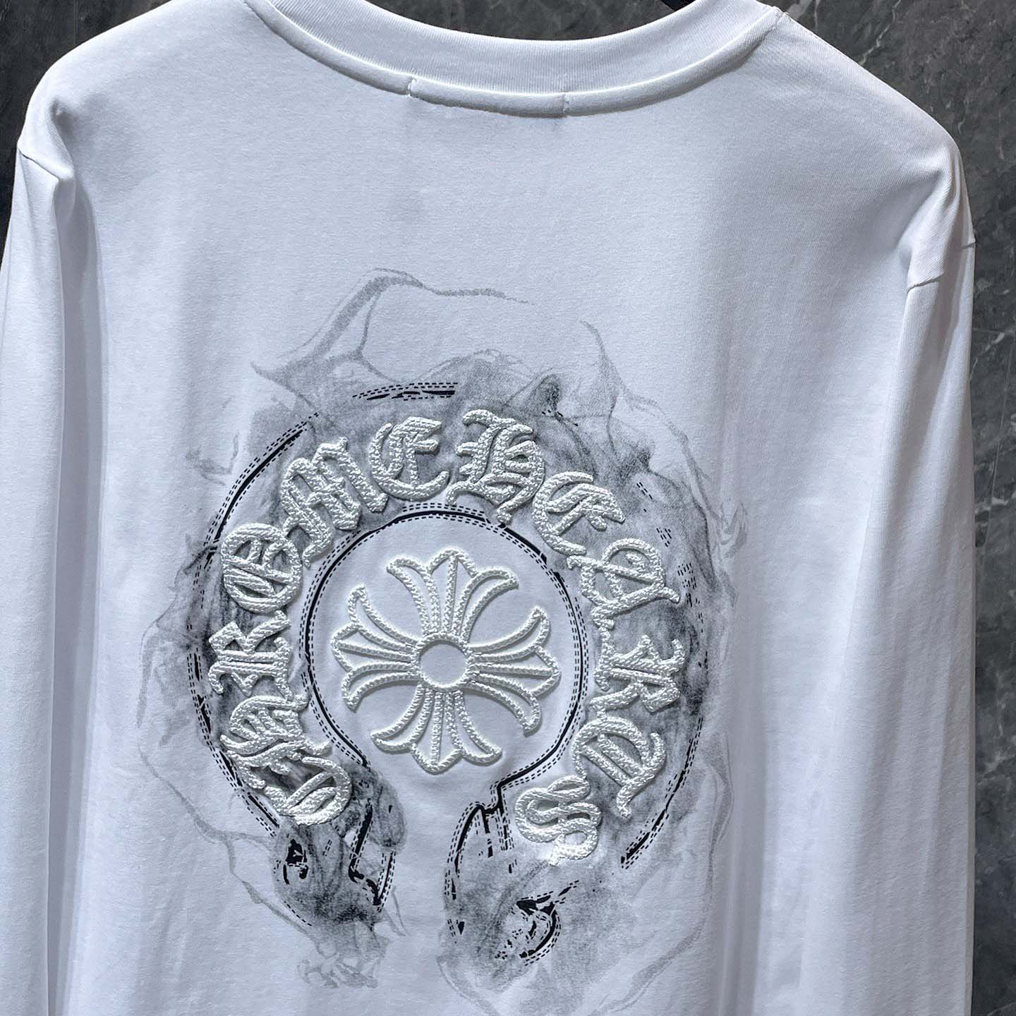Chrome Hearts Long-sleeve T-shirt  - FashionPlug