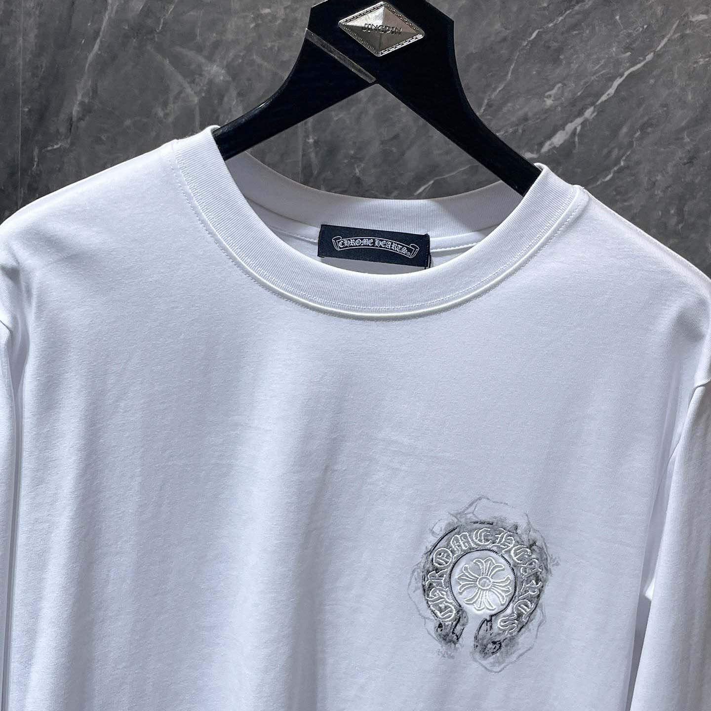 Chrome Hearts Long-sleeve T-shirt  - FashionPlug