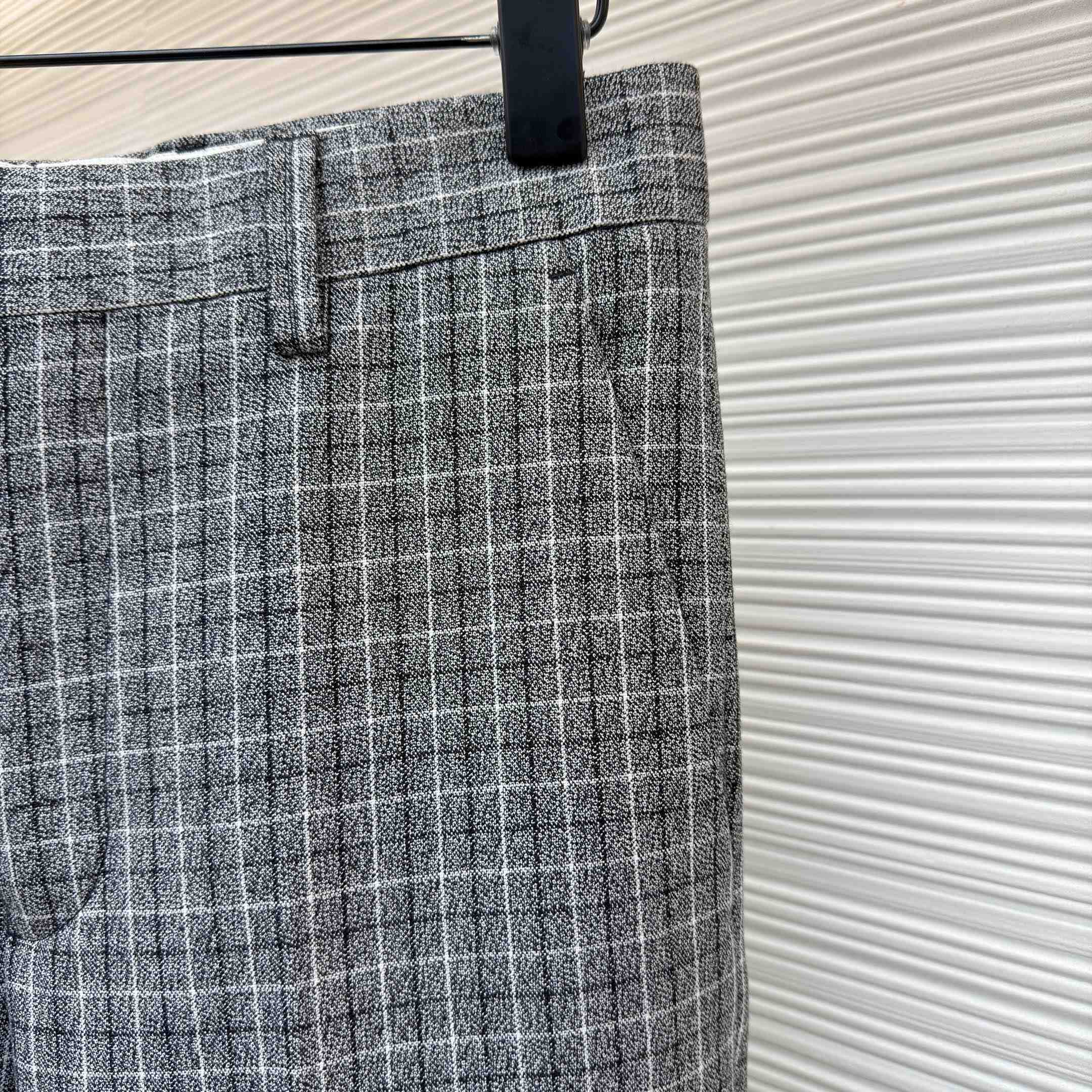 Acne Studios - Wool Check Trousers - FashionPlug