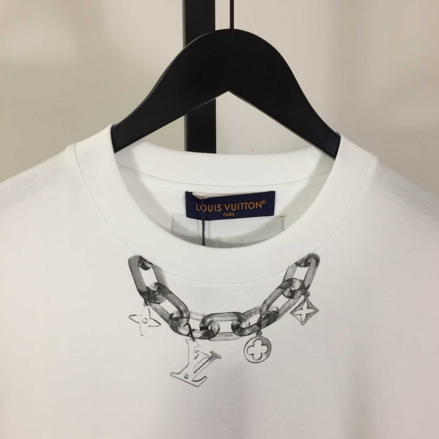 Louis Vuitton Chain Detail T-Shirt  - FashionPlug