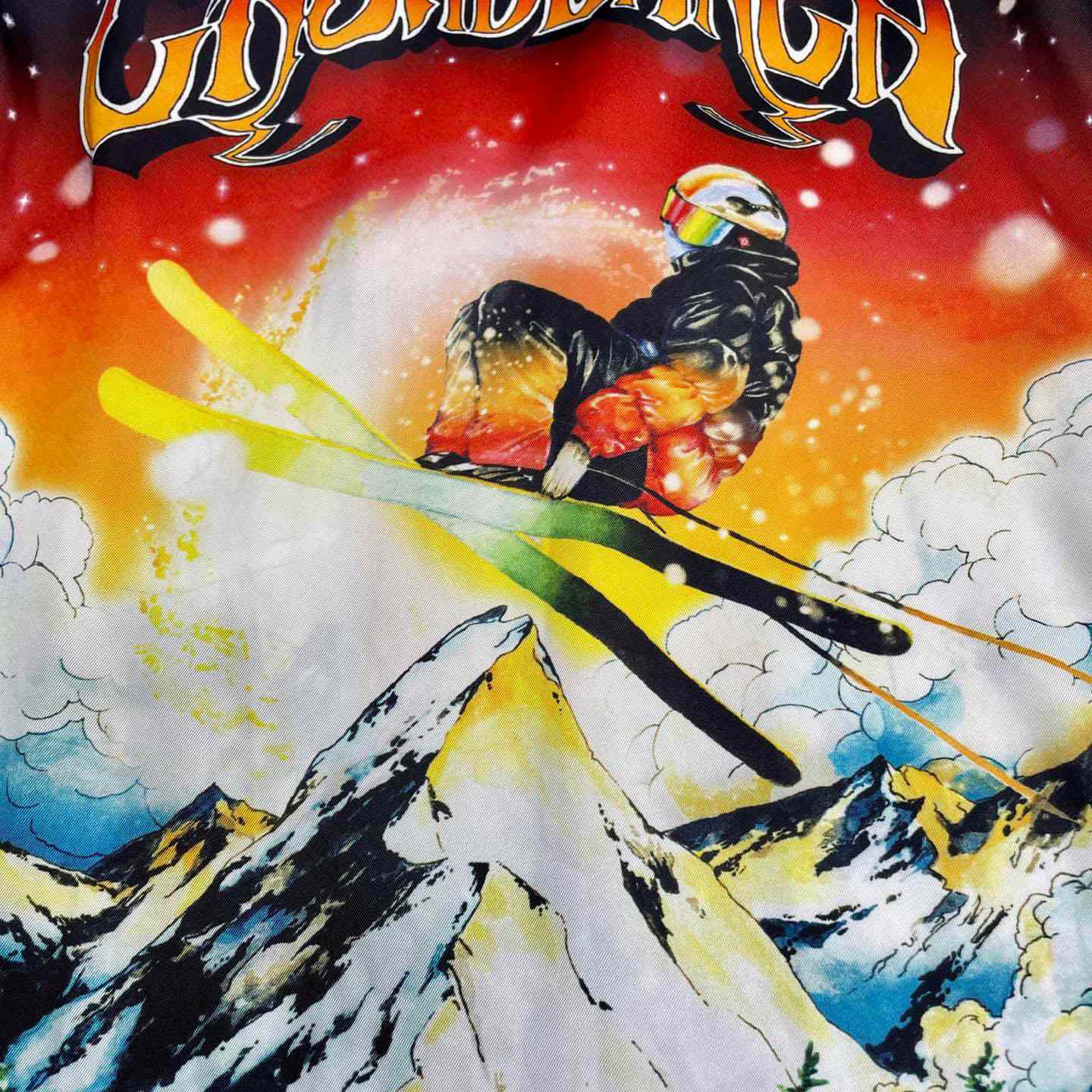 Casablanca Ski Lake Long Sleeve Silk Twill Shirt CA3569 - FashionPlug