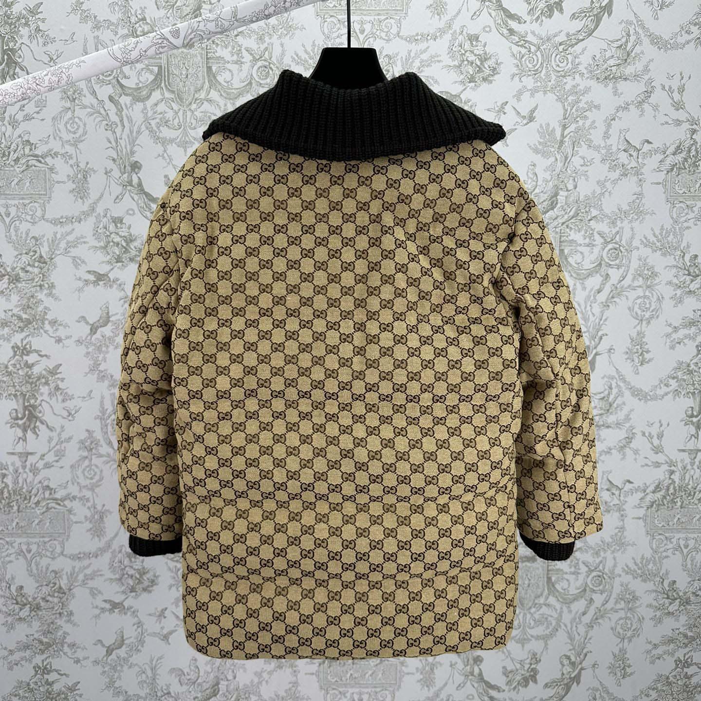 Gucci GG Canvas Puffer Jacket - FashionPlug