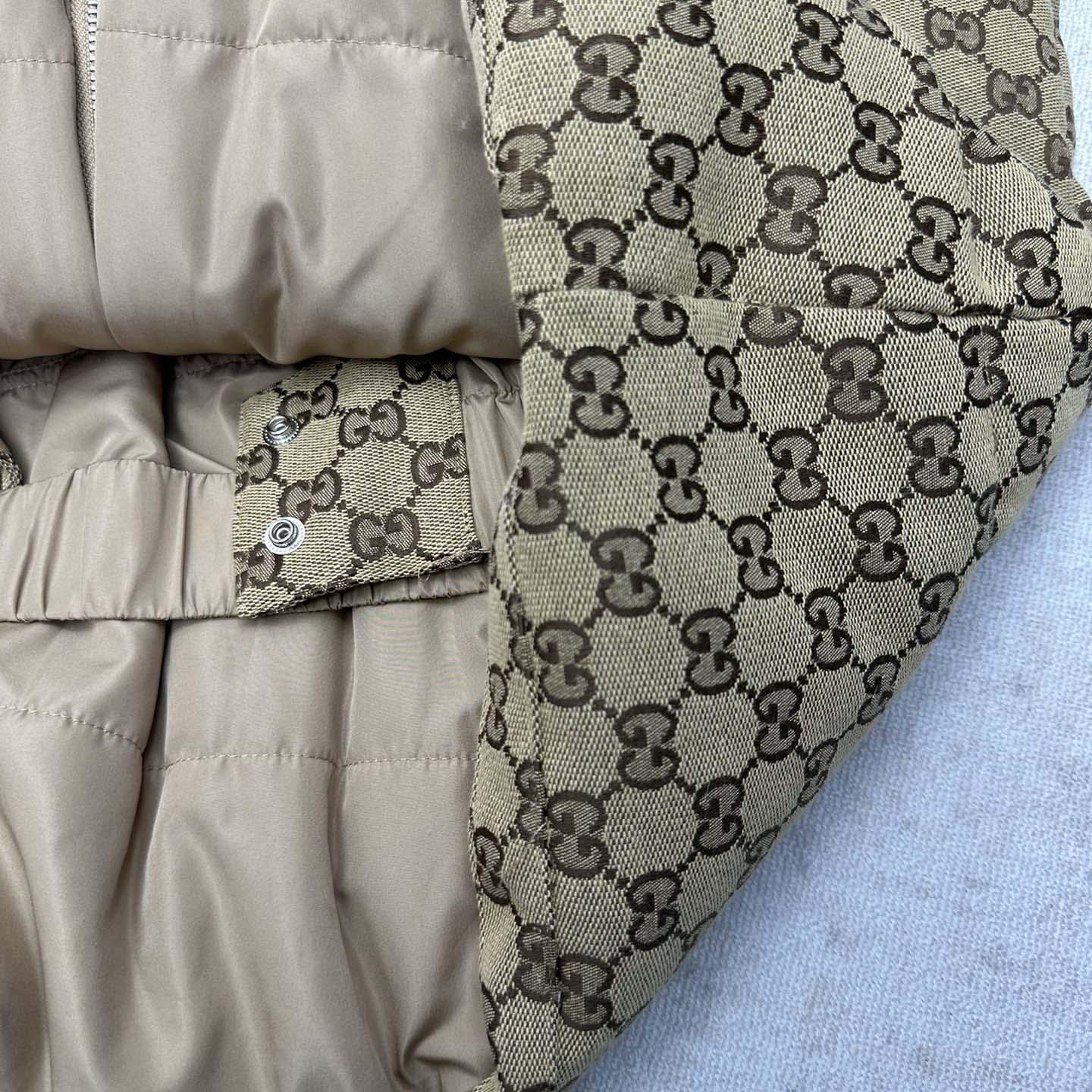 Gucci GG Canvas Puffer Jacket - FashionPlug