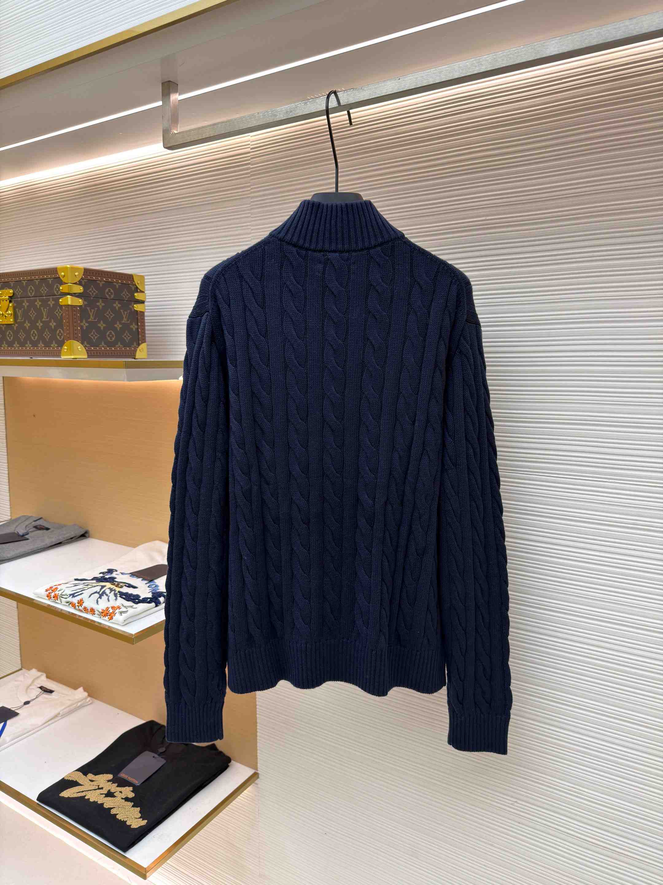 Polo Ralph Cable-Knit Cotton Quarter-Zip Jumper - FashionPlug