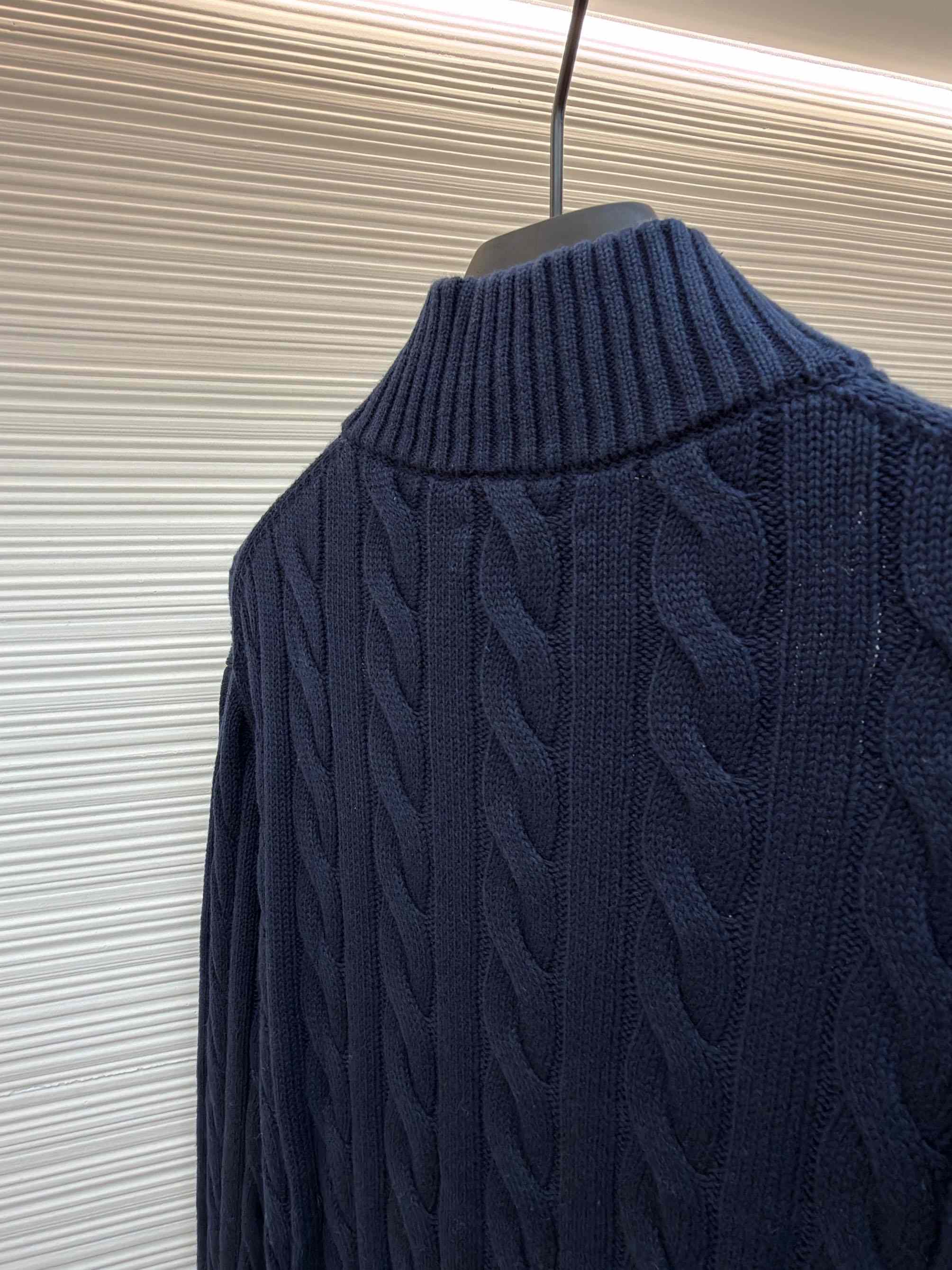 Polo Ralph Cable-Knit Cotton Quarter-Zip Jumper - FashionPlug