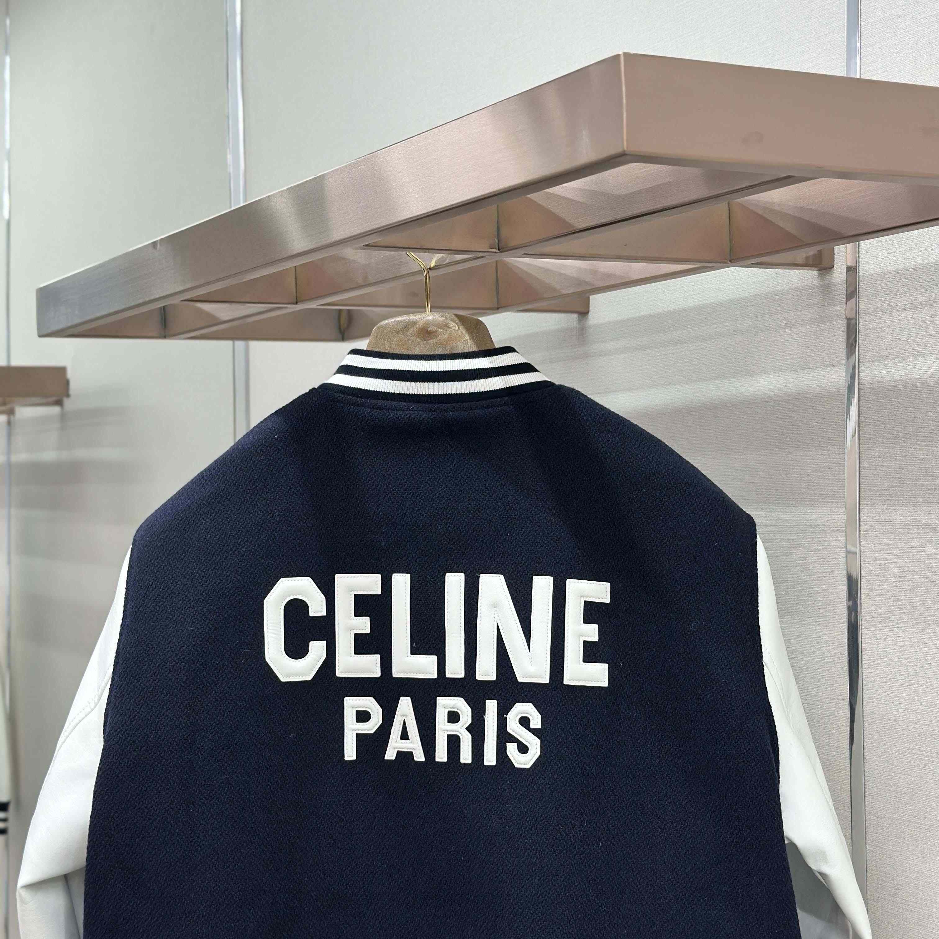 Celine Triomphe Teddy Jacket  - FashionPlug