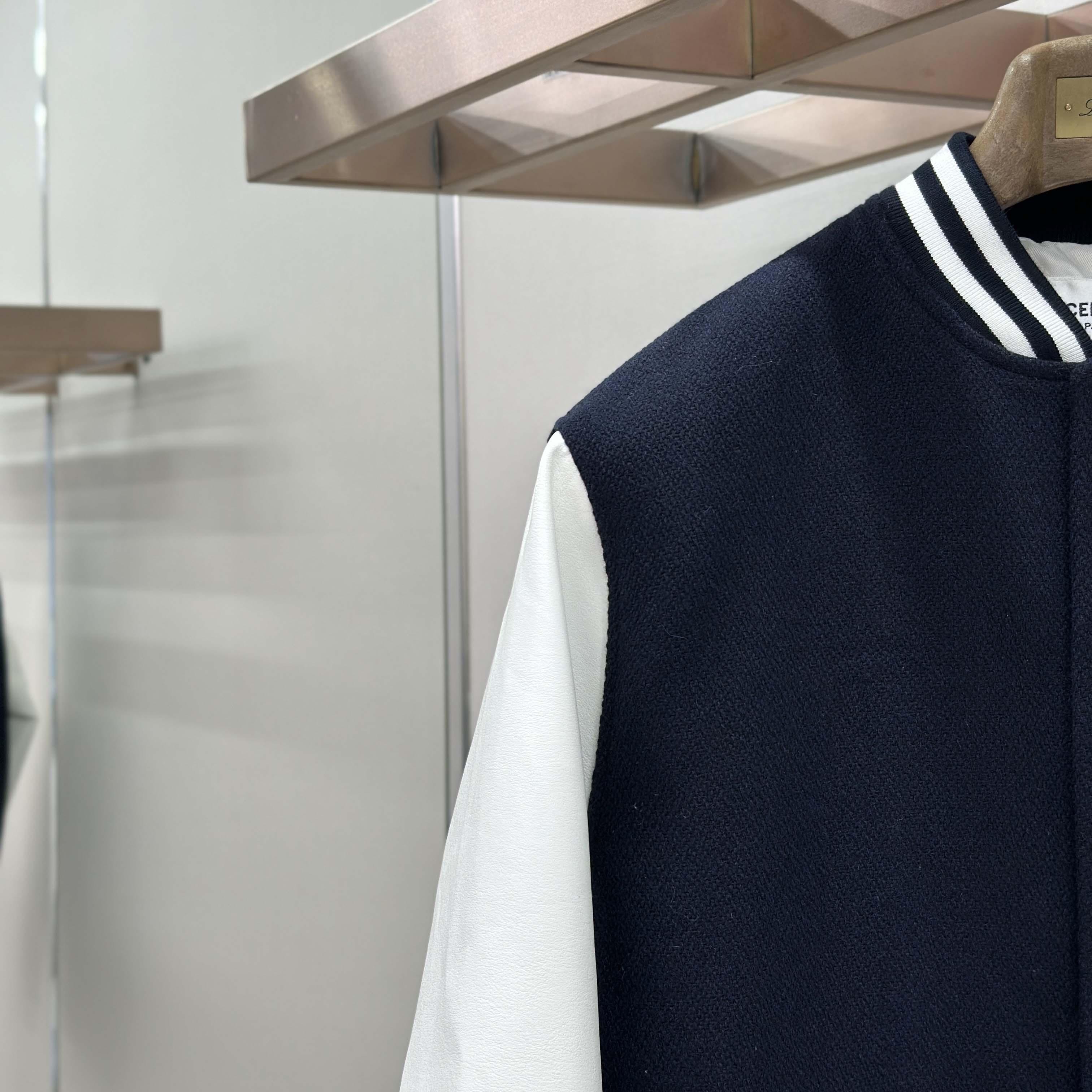 Celine Triomphe Teddy Jacket  - FashionPlug