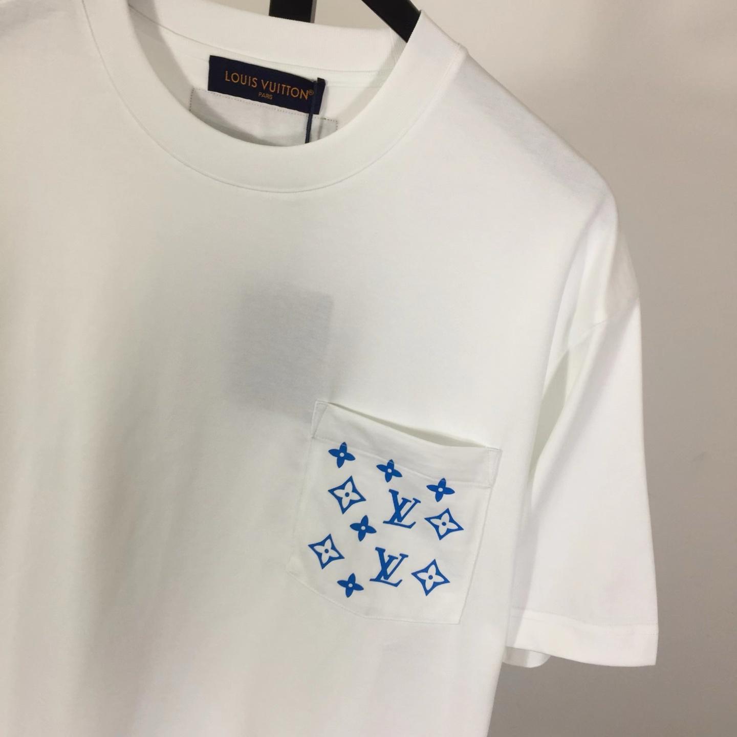 Louis Vuitton Printed Signature T-Shirt  - FashionPlug