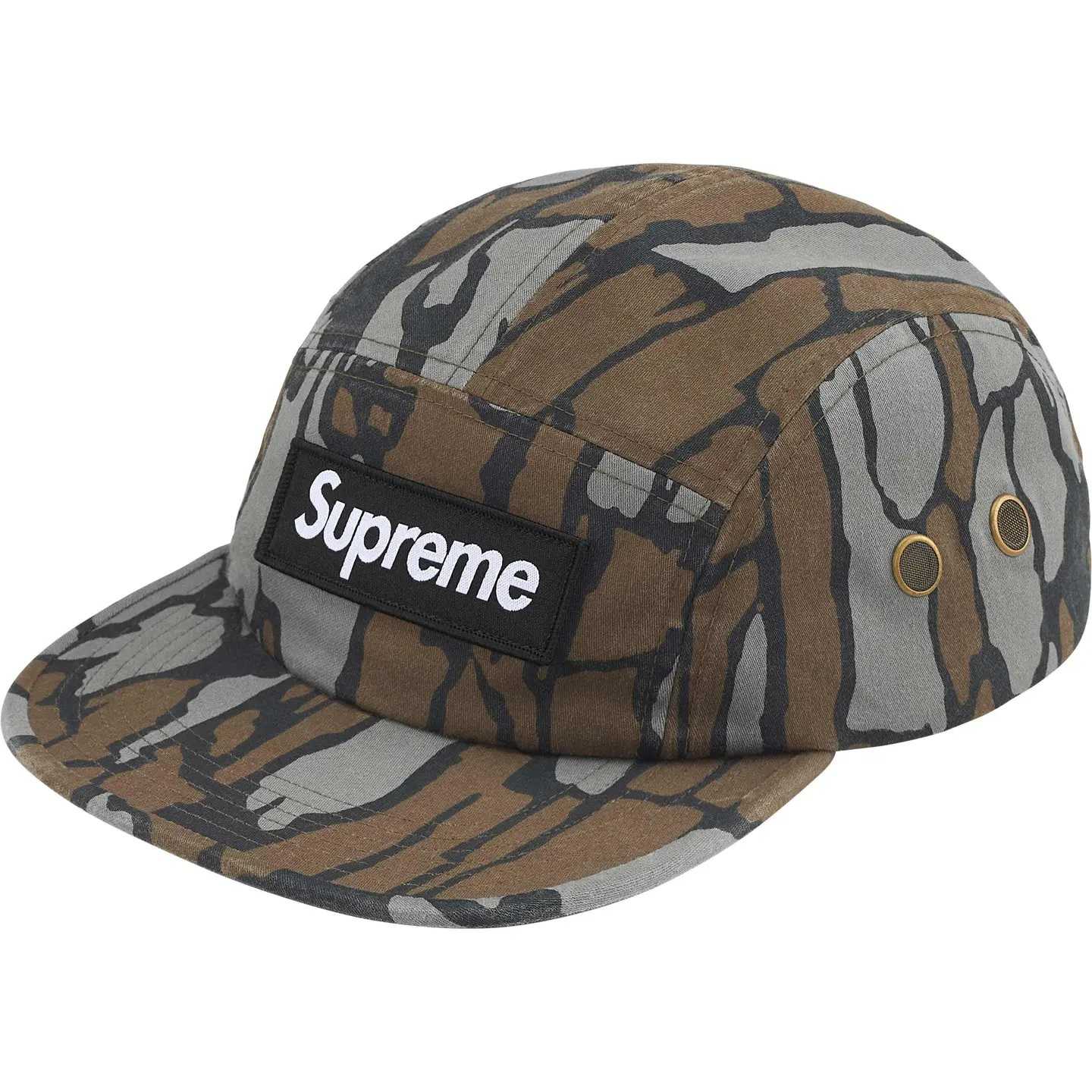 Supreme Military Camp Cap 'Mossy Oak Trebark Camo' - FashionPlug
