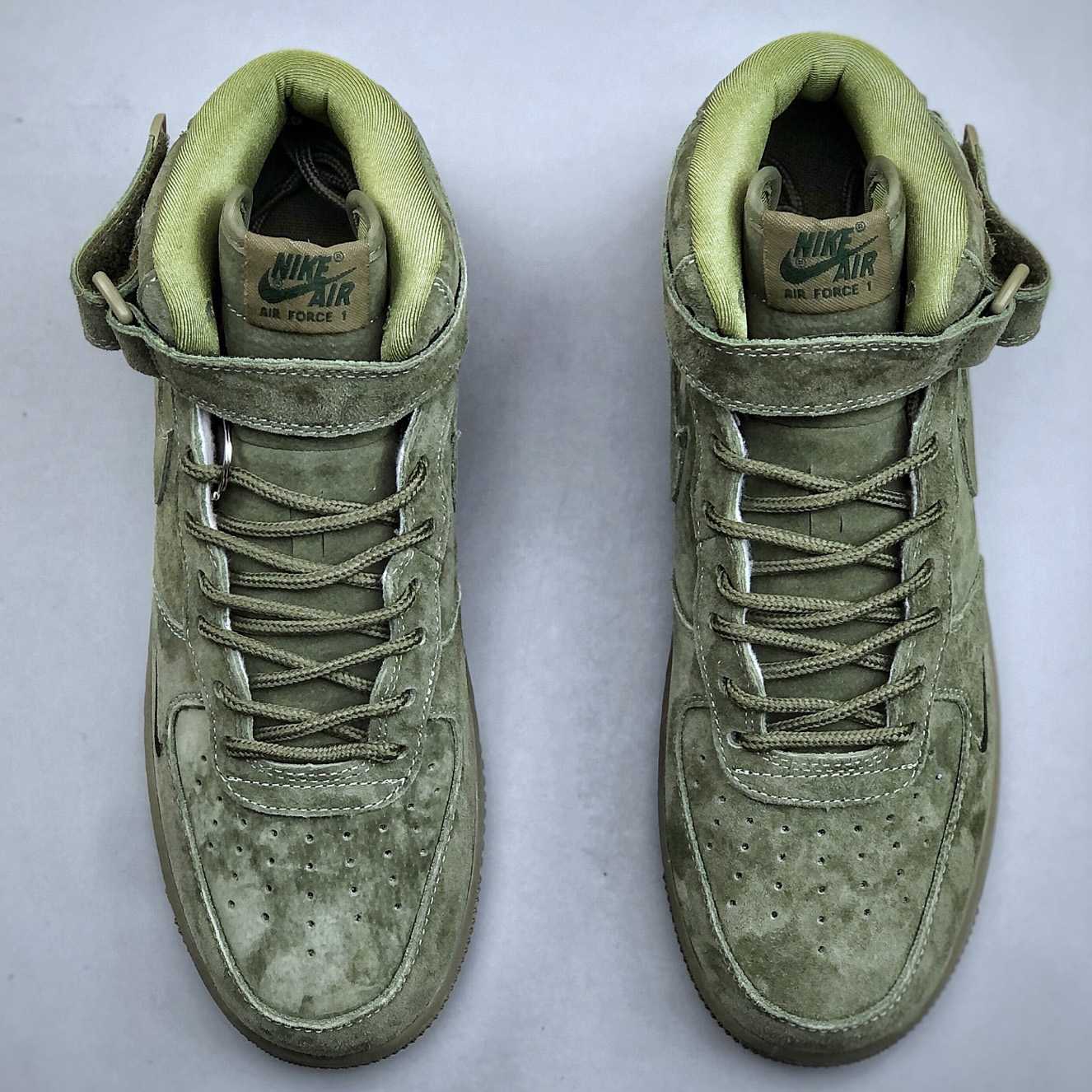  Supreme x Nike Air Force 1  Mid '07 'Legion Green'    DV0788-005 - FashionPlug