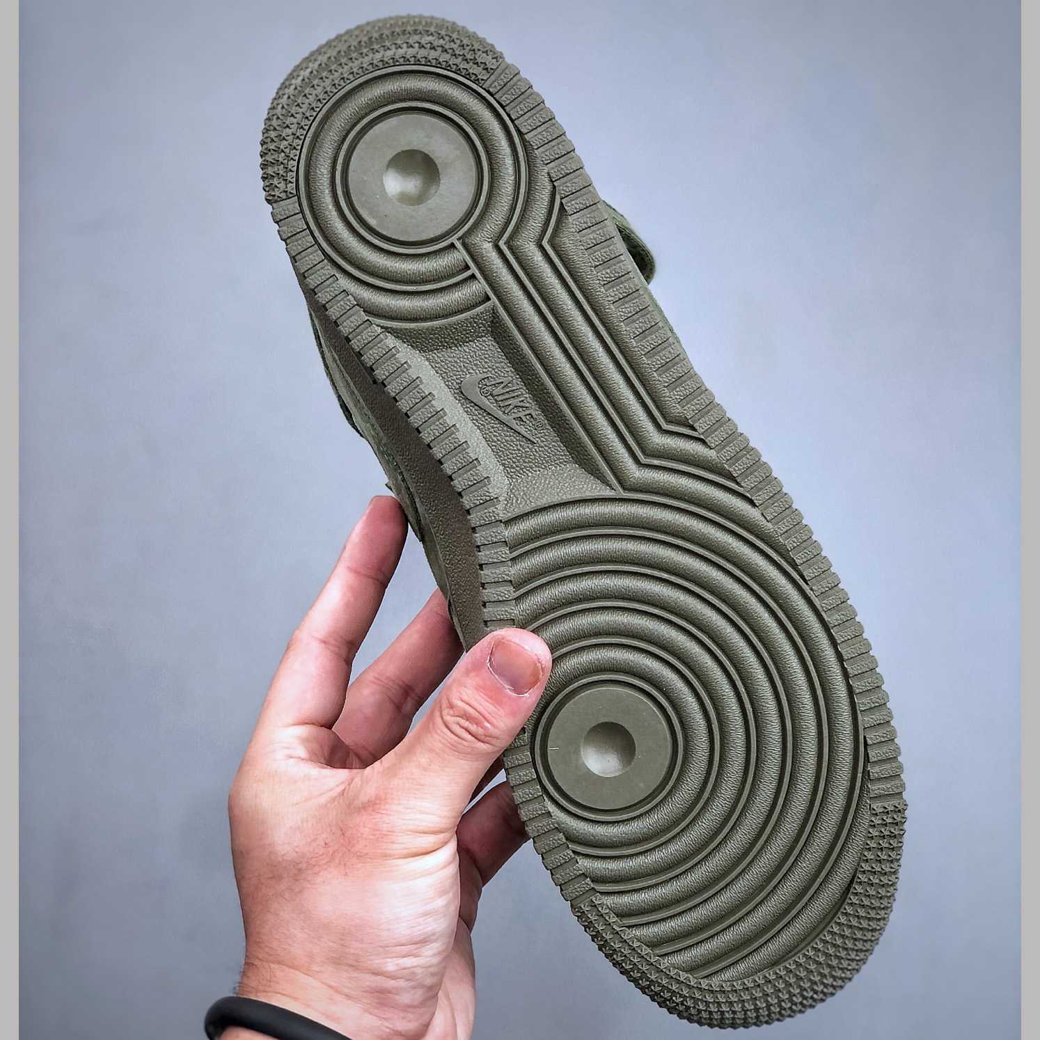  Supreme x Nike Air Force 1  Mid '07 'Legion Green'    DV0788-005 - FashionPlug