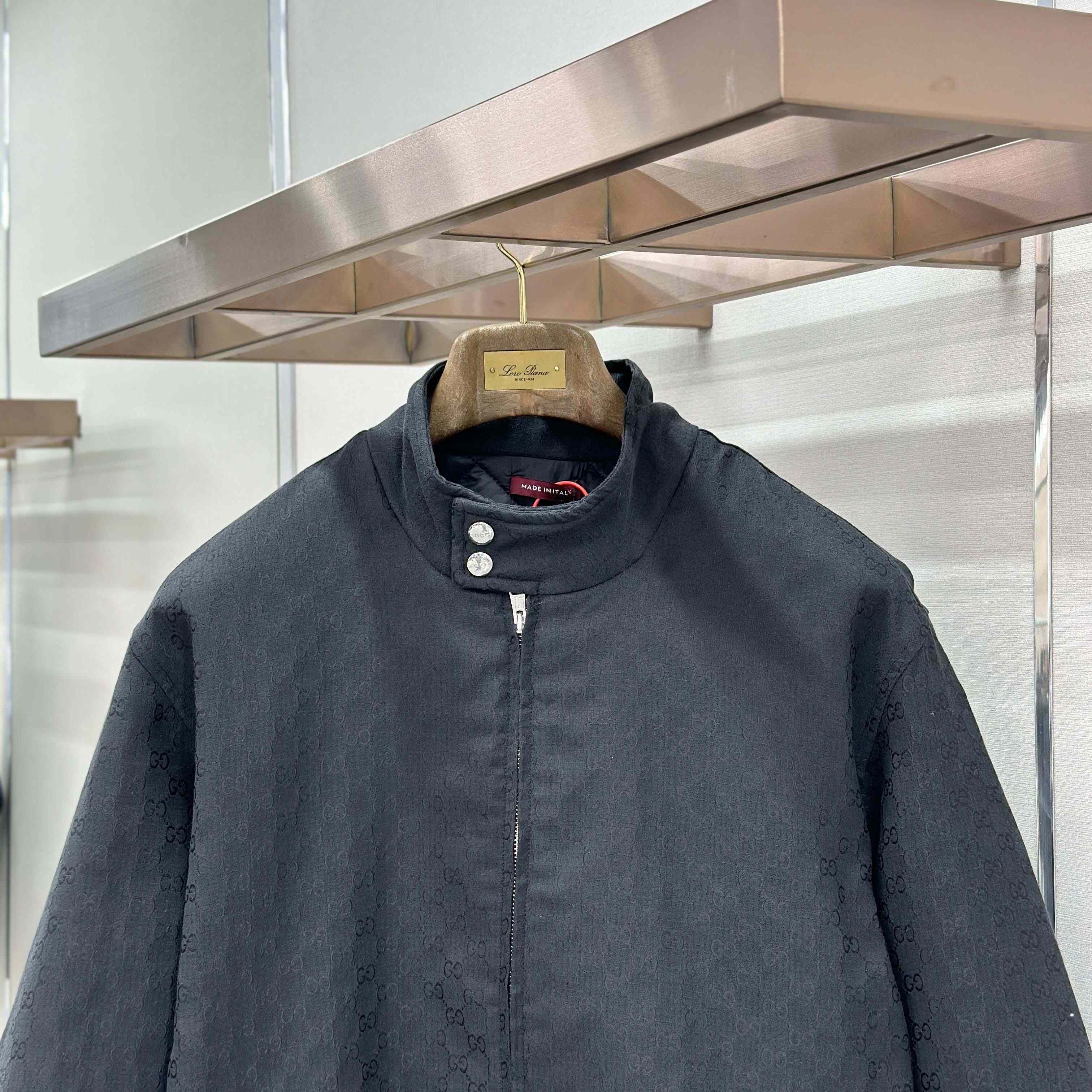 Gucci GG Ripstop Zip Jacket - FashionPlug