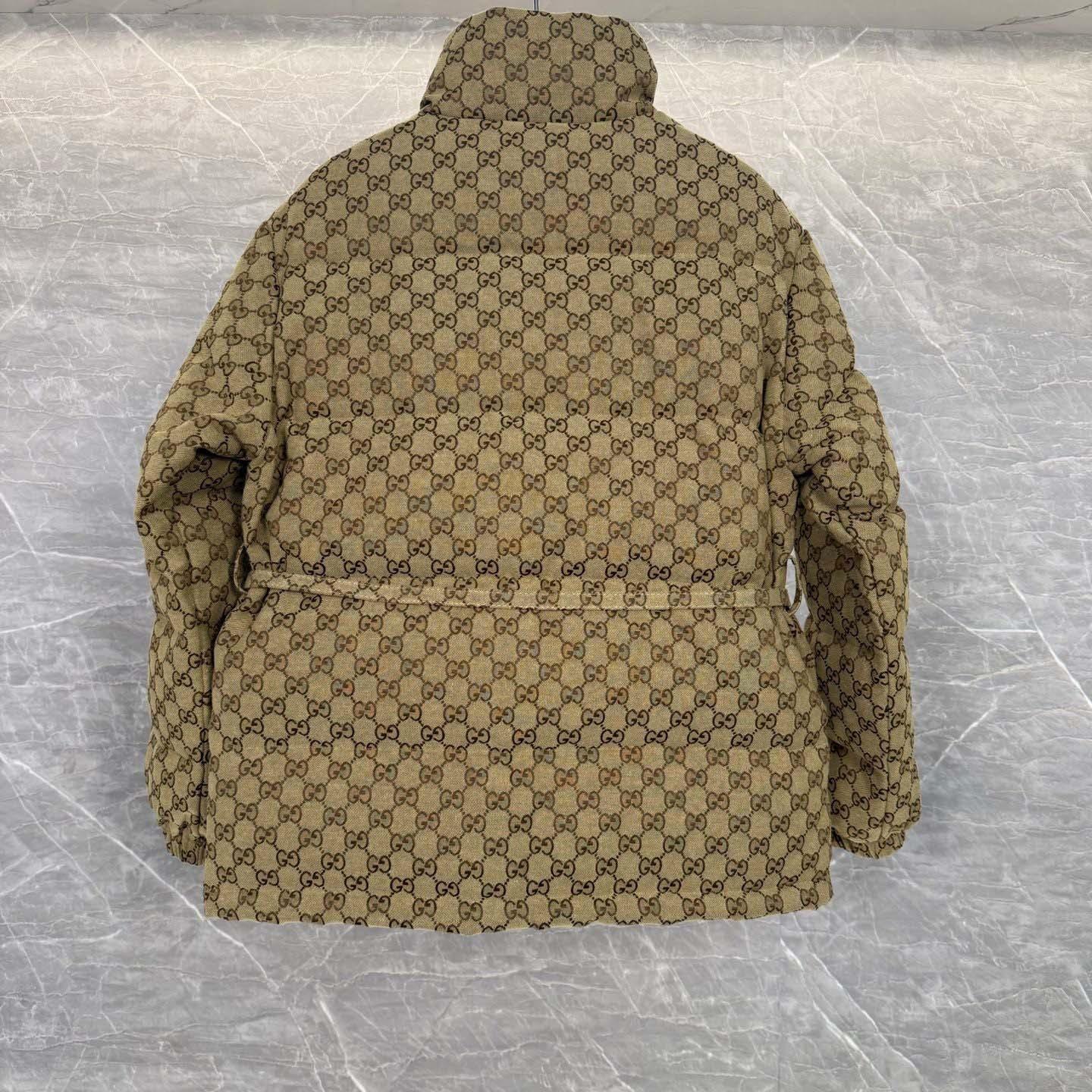 Gucci GG Canvas Bomber Jacket - FashionPlug