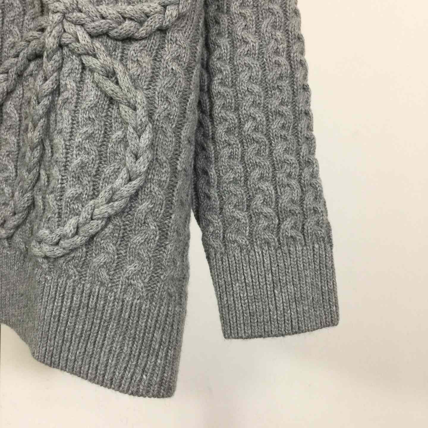 Loewe Men's Anagram Cable-Knit Wool - FashionPlug