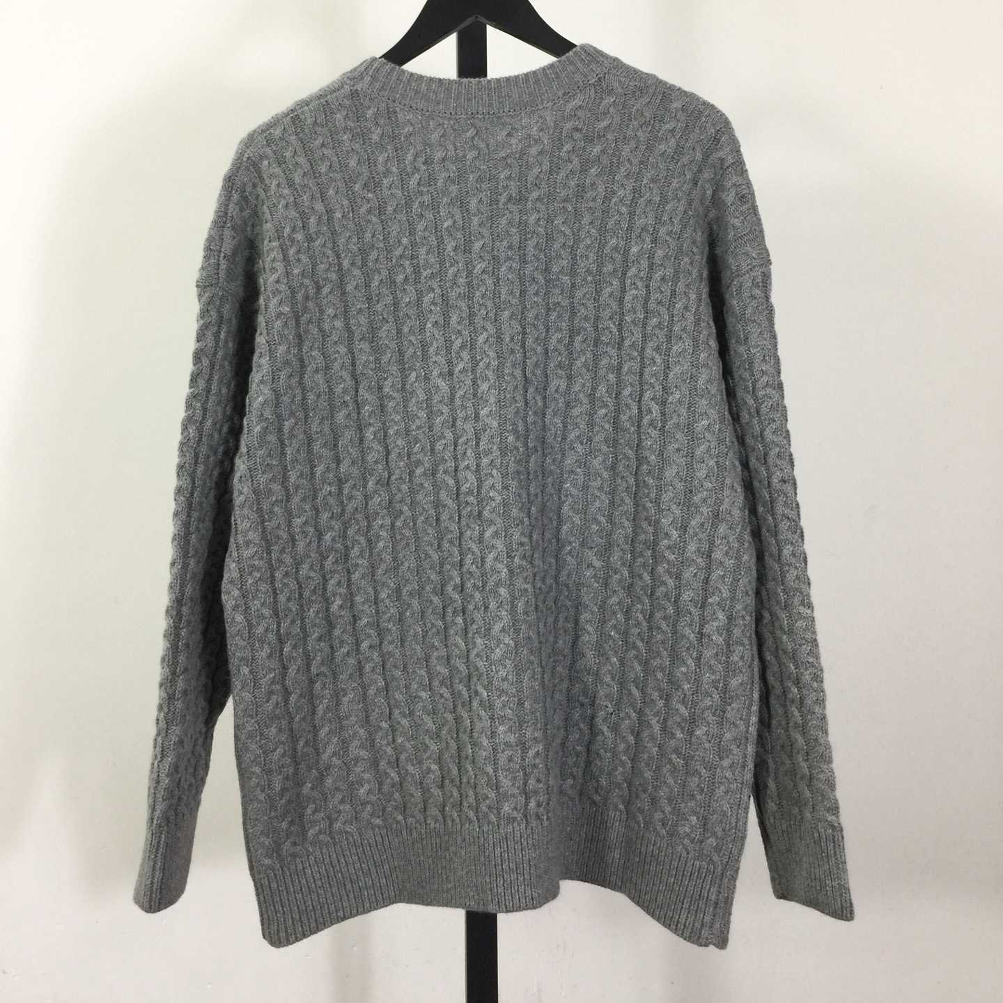 Loewe Men's Anagram Cable-Knit Wool - FashionPlug