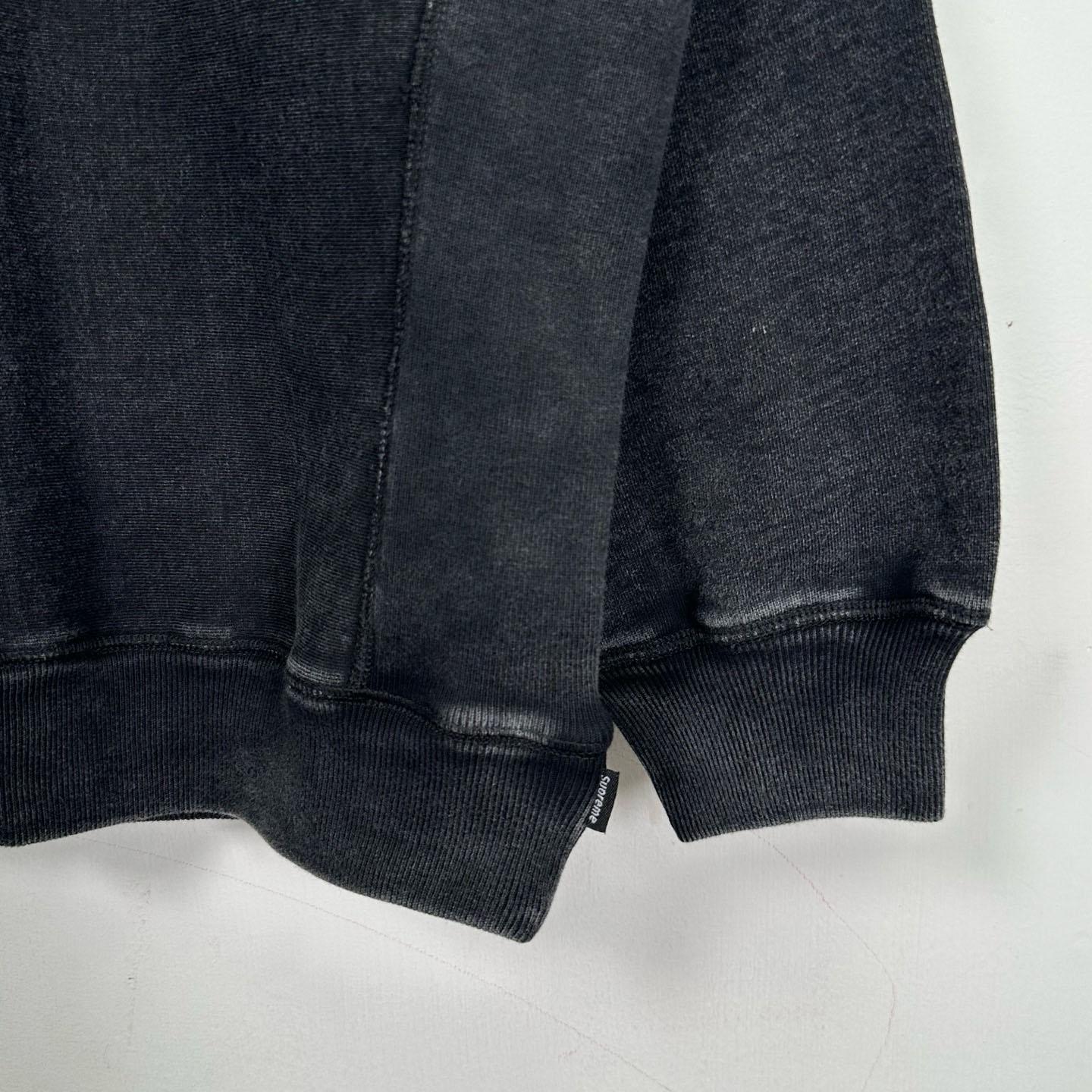 Supreme 25SS Wash Box Logo Crewneck 'Black' - FashionPlug