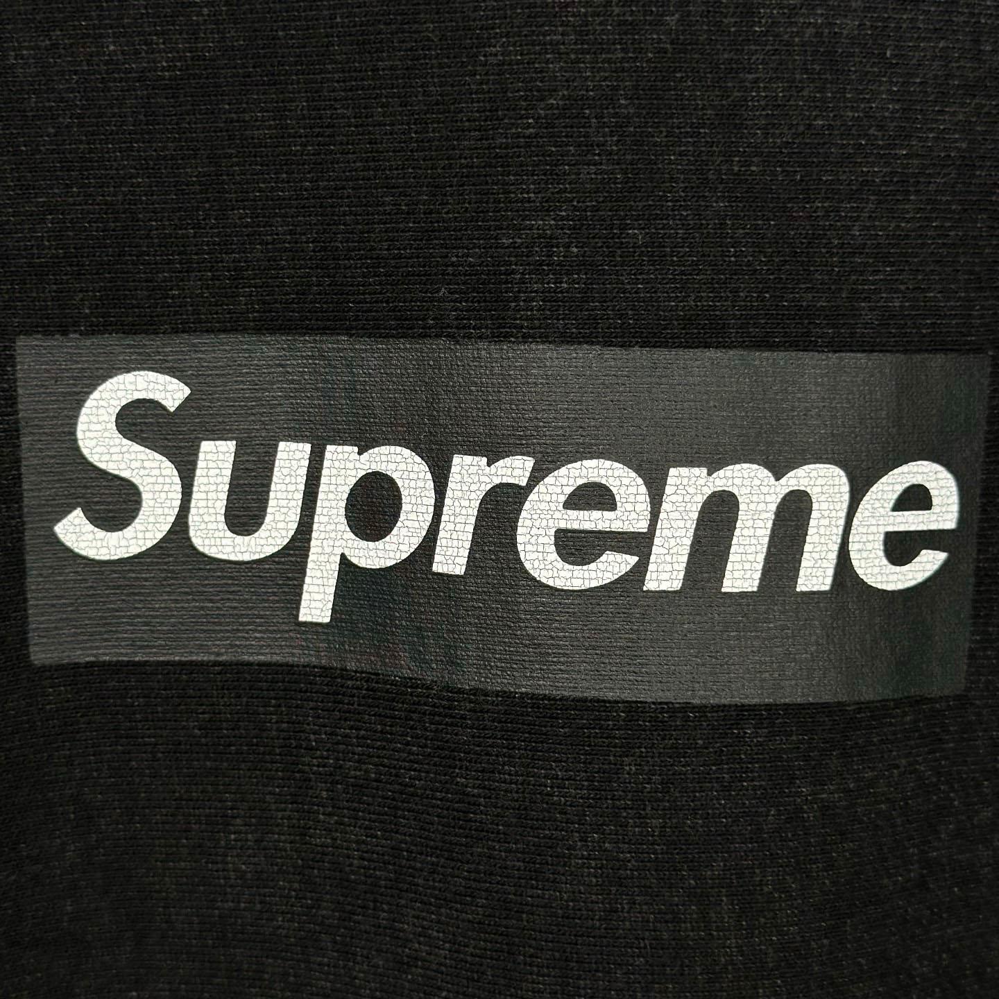 Supreme 25SS Wash Box Logo Crewneck 'Black' - FashionPlug