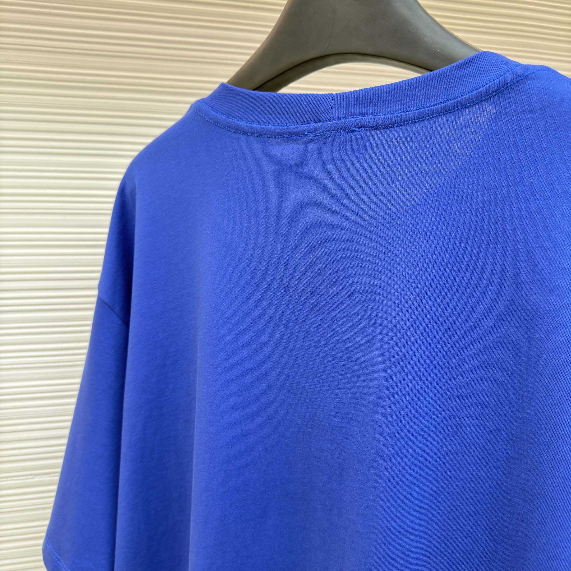 Celine Loose T-shirt In Cotton Jersey - FashionPlug